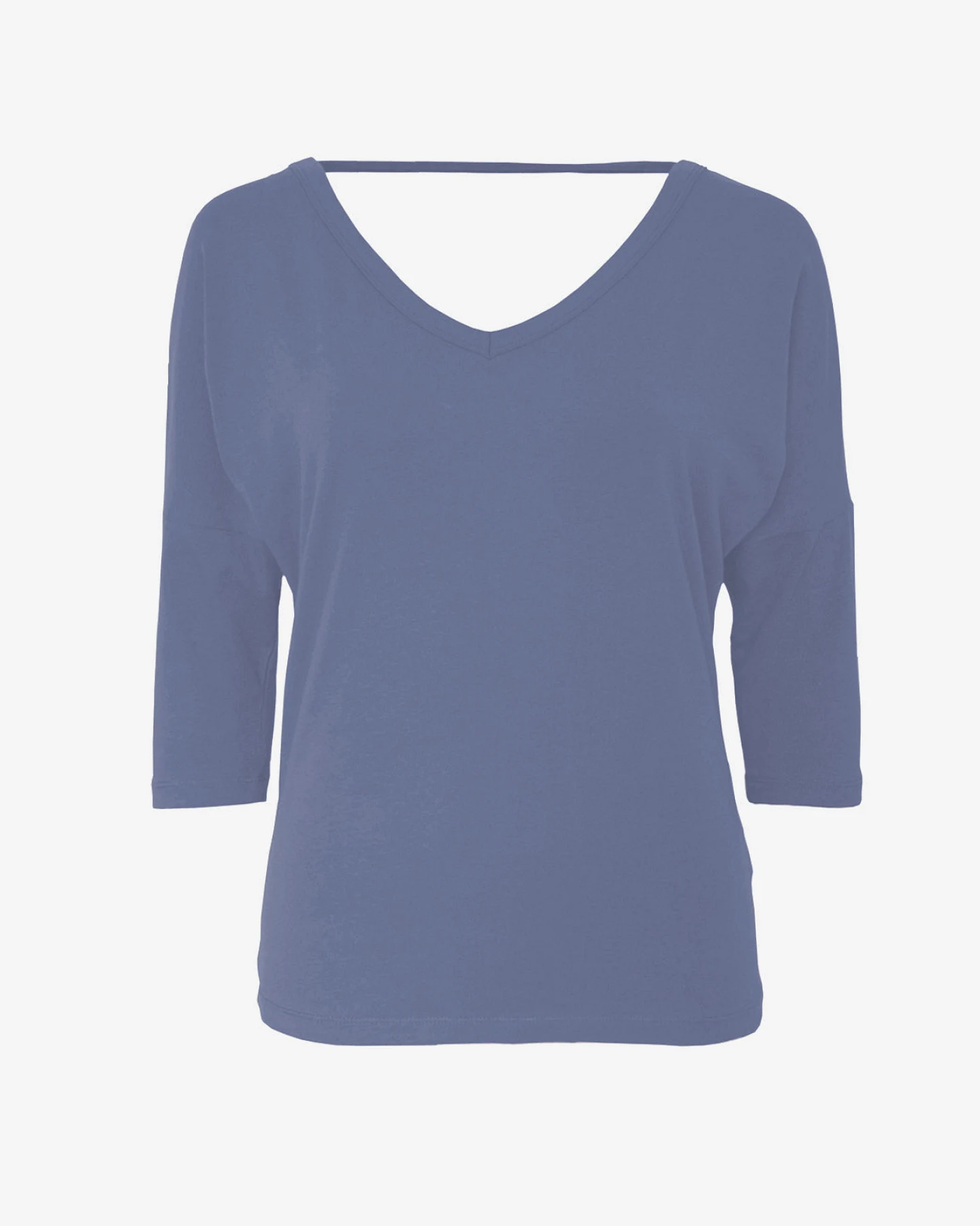 Jaya Organics 3/4 Shirt Chantal - Bluegrey L – Ansicht 5
