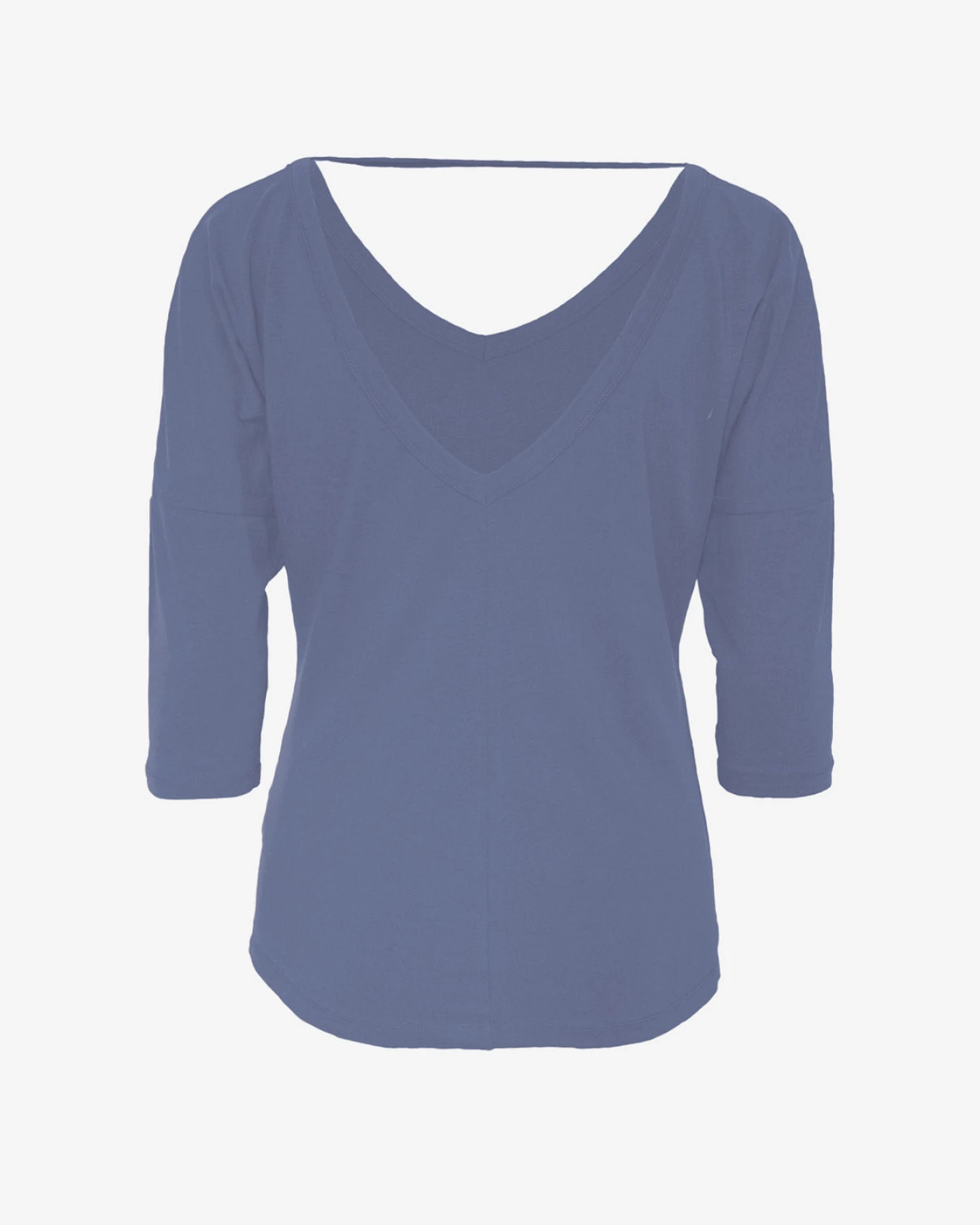 Jaya Organics 3/4 Shirt Chantal - Bluegrey L – Ansicht 6