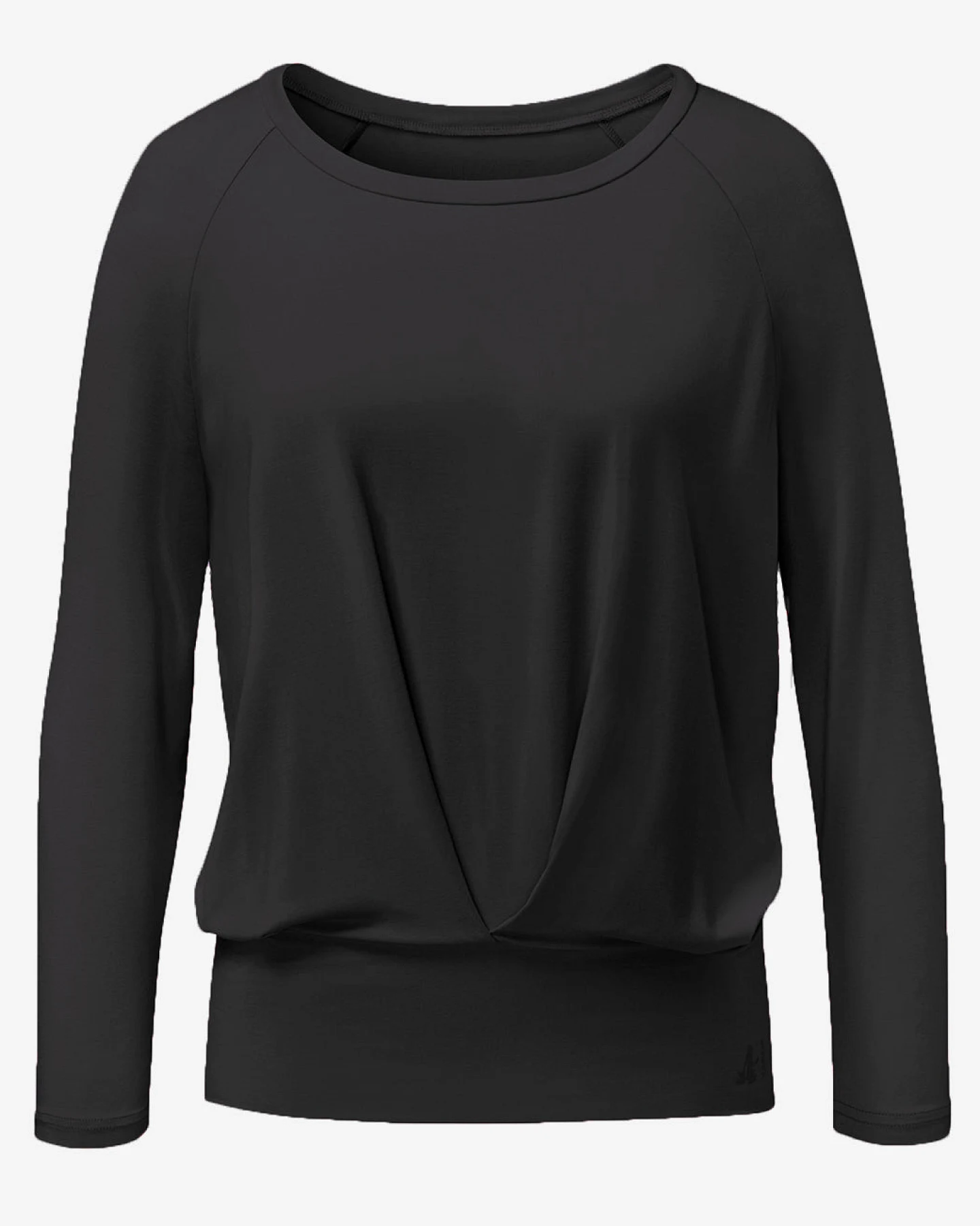 Curare Langarmshirt Boxpleat - Black S – Ansicht 4