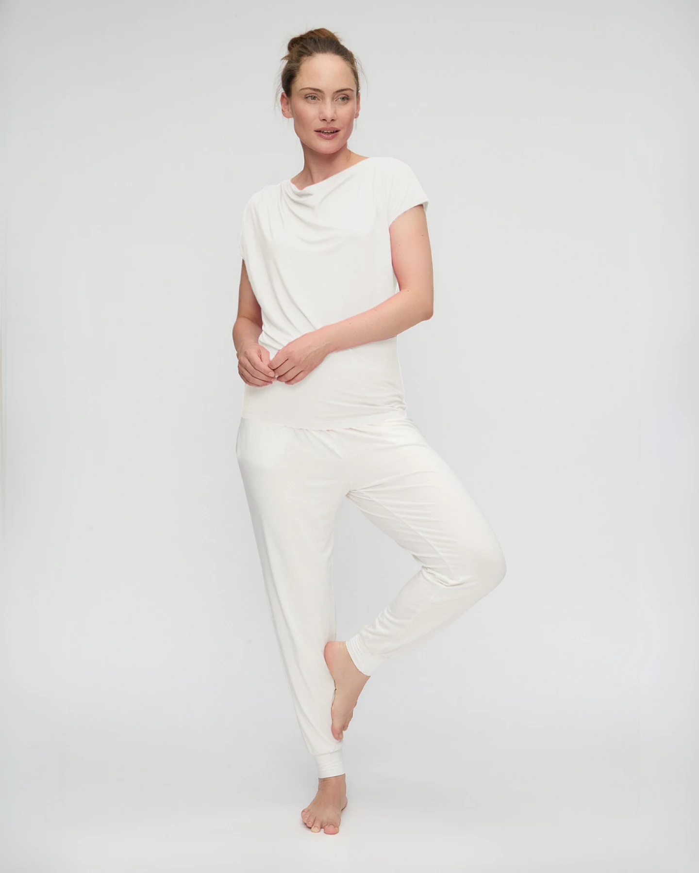 Curare Top Waterfall - Soft White S – Ansicht 2