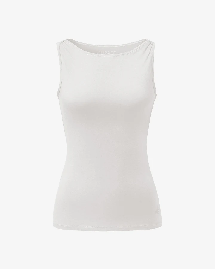 Curare Boat Neck Top - Soft White L