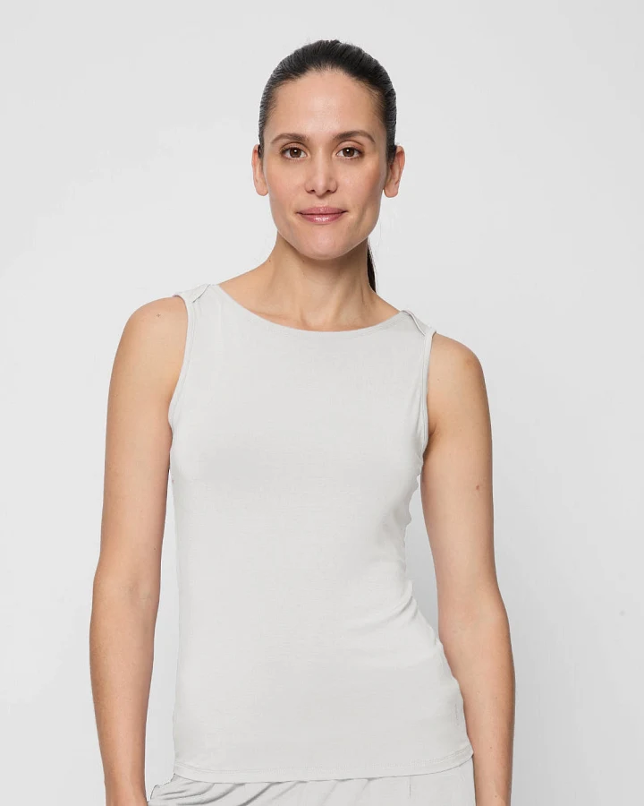 Curare Boat Neck Top - Soft White L