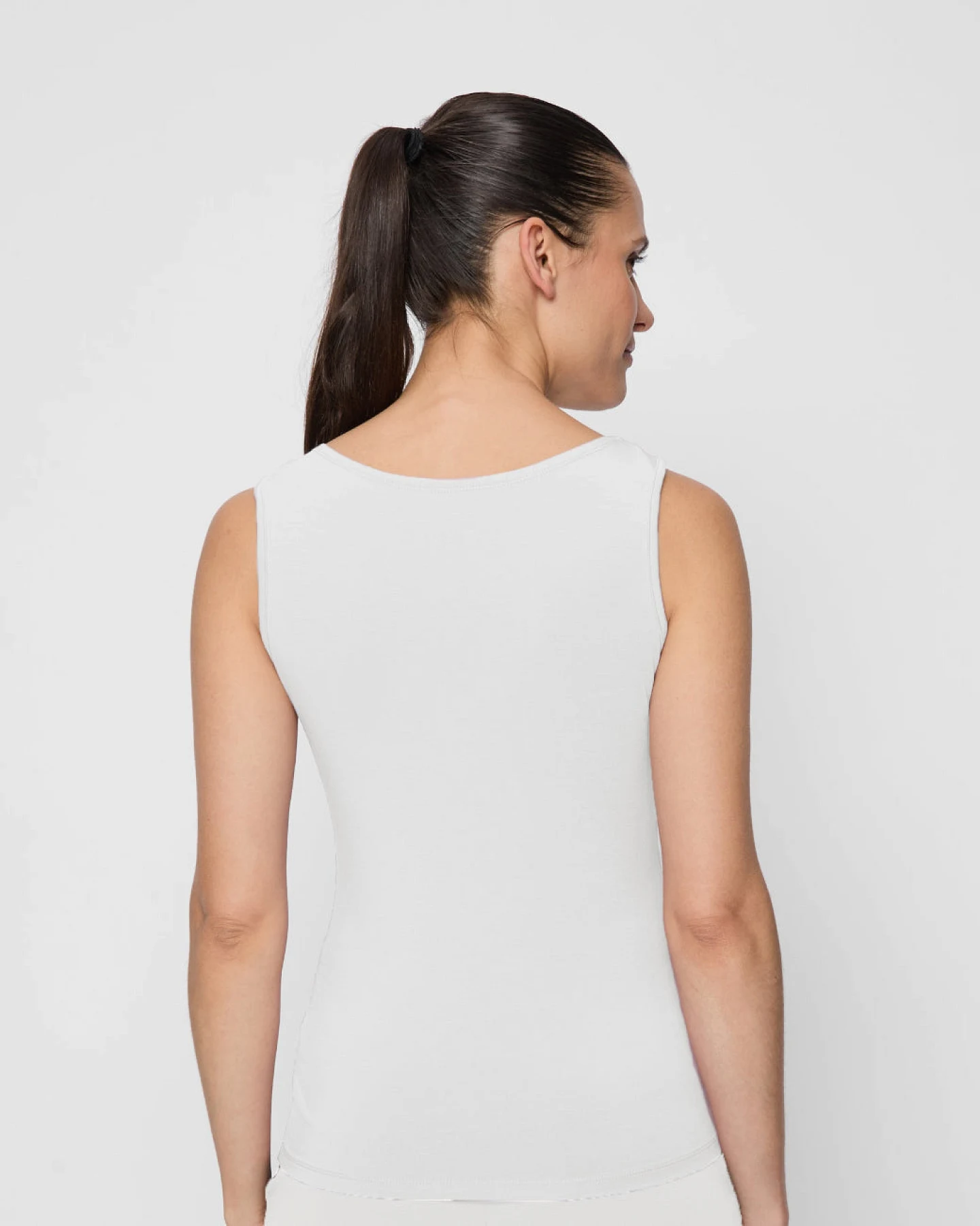 Curare Boat Neck Top - Soft White L – Ansicht 3