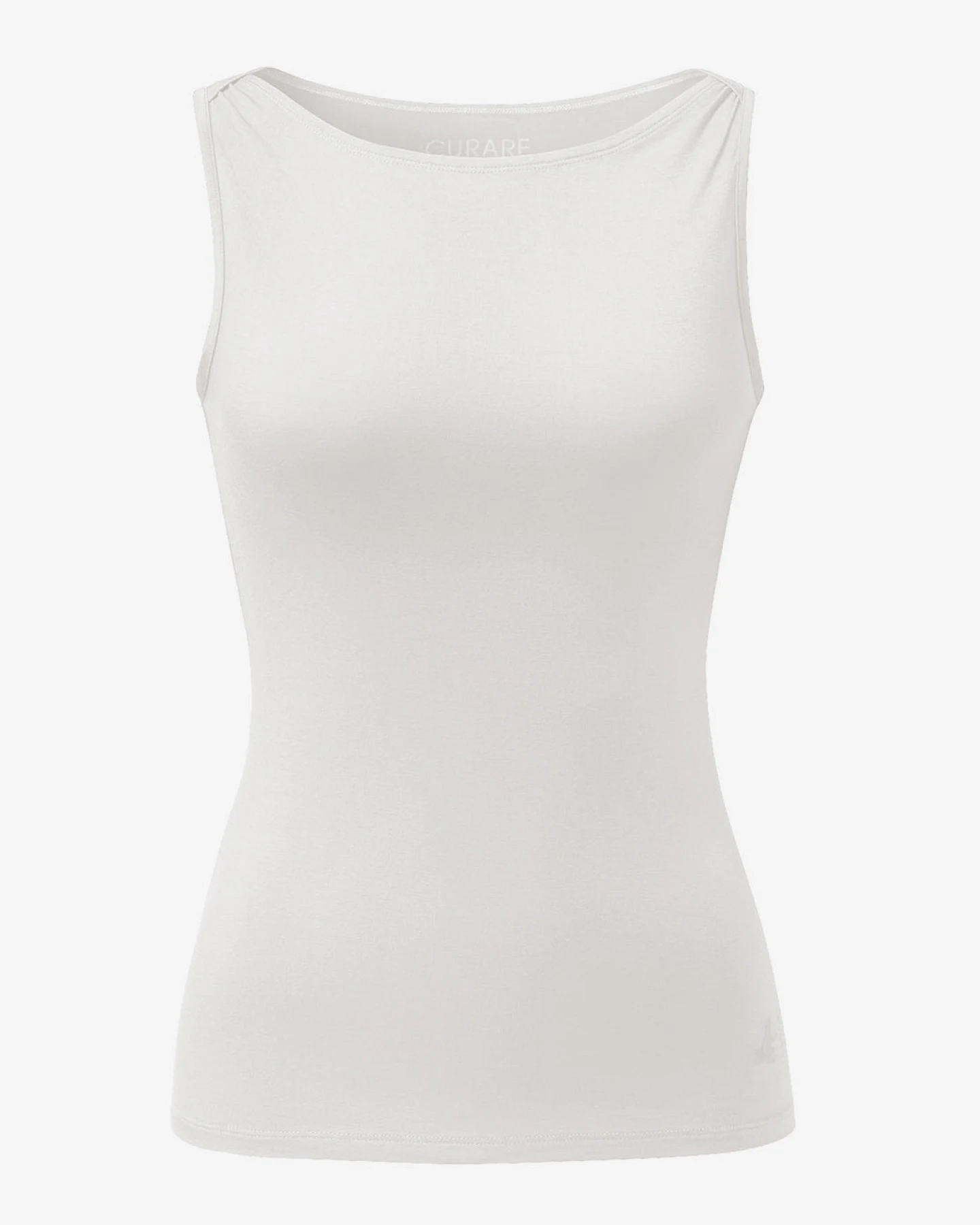 Curare Boat Neck Top - Soft White L – Ansicht 4