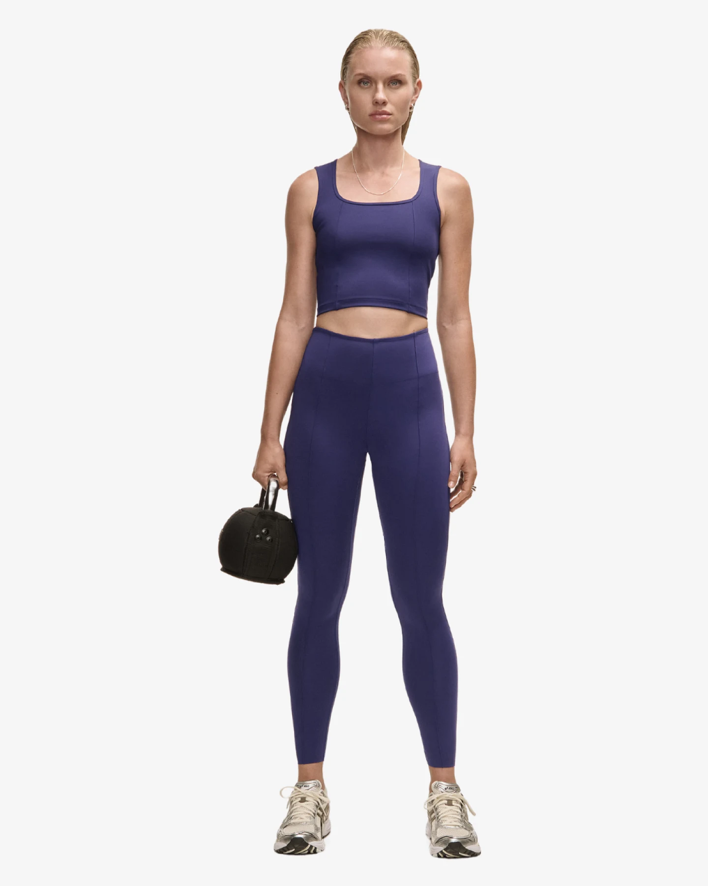 Casall Leggings Edge High Waist - Purple Eclipse M – Ansicht 2