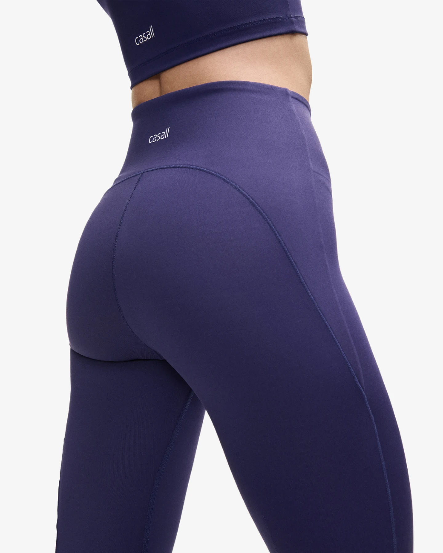 Casall Leggings Edge High Waist - Purple Eclipse M – Ansicht 3