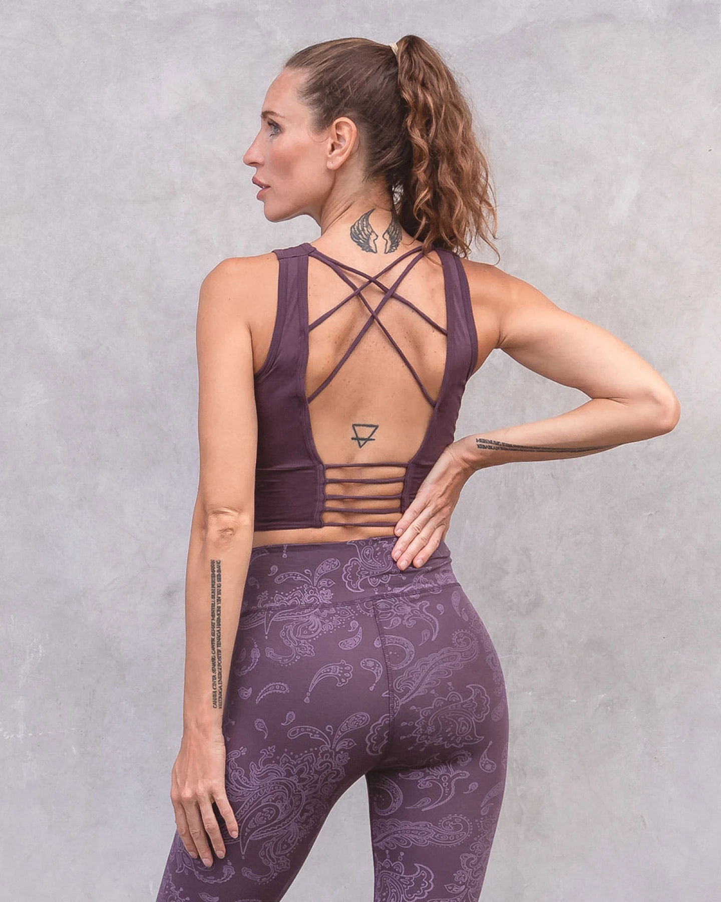 Jaya Organics Bra Surya - Plum L – Ansicht 2