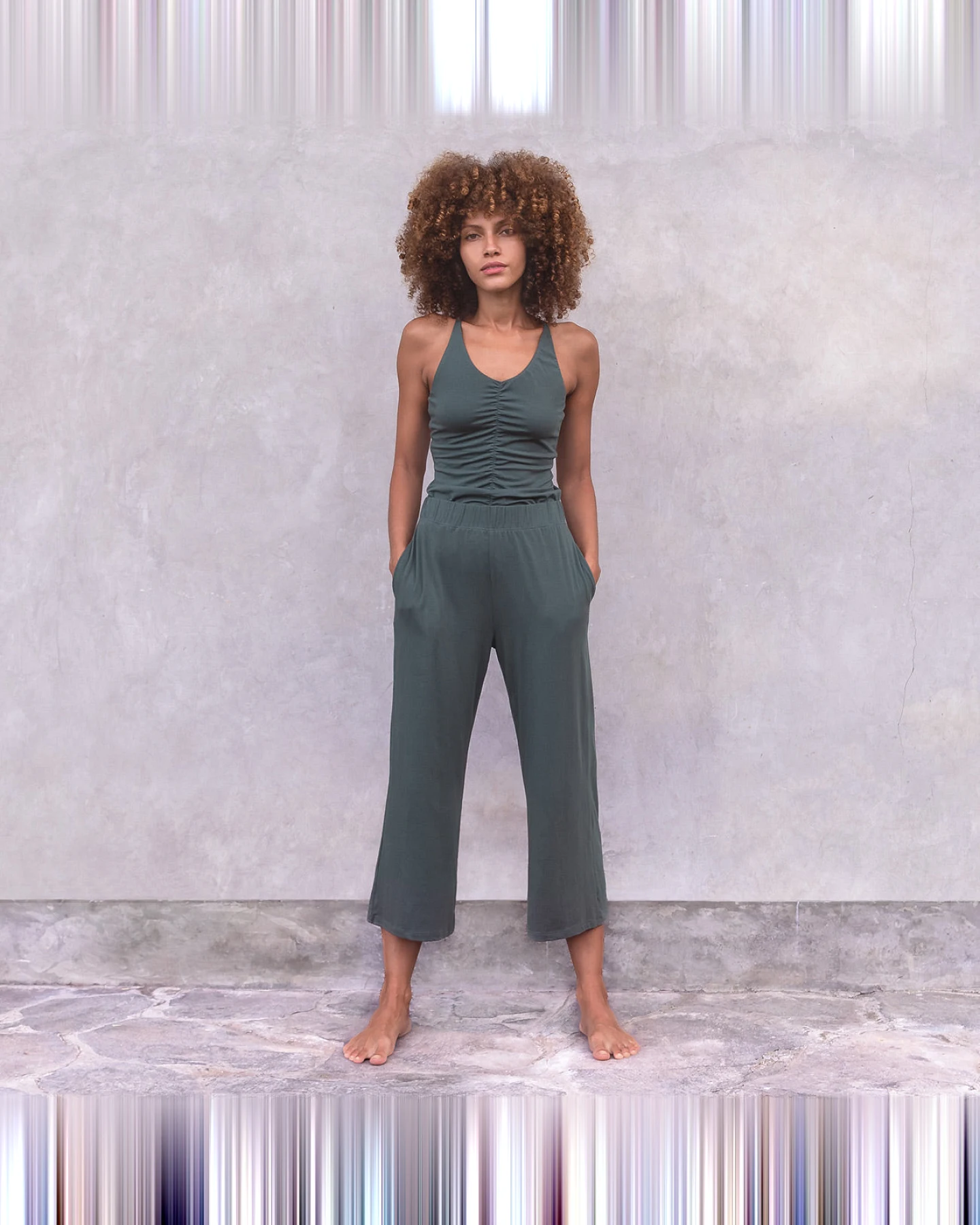 Jaya Organics Top Nicole - Forest L – Ansicht 4