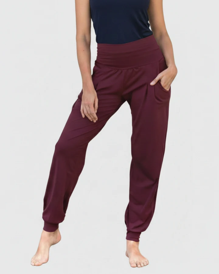 Jaya Organics Yogahose Joelle - Burgundy L