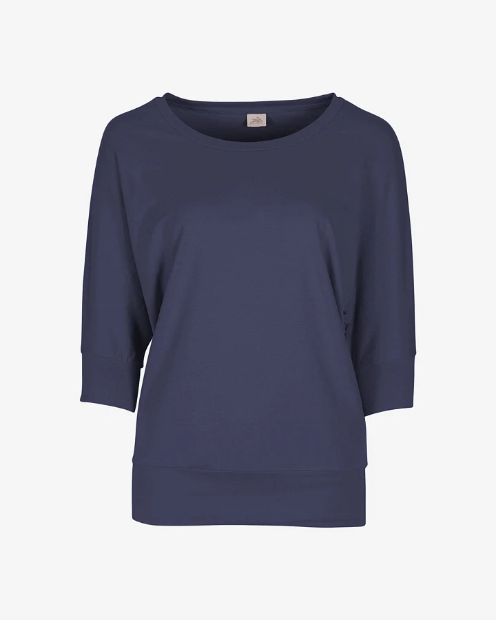 Jaya Organics 3/4 Shirt Shirley - Nightblue L