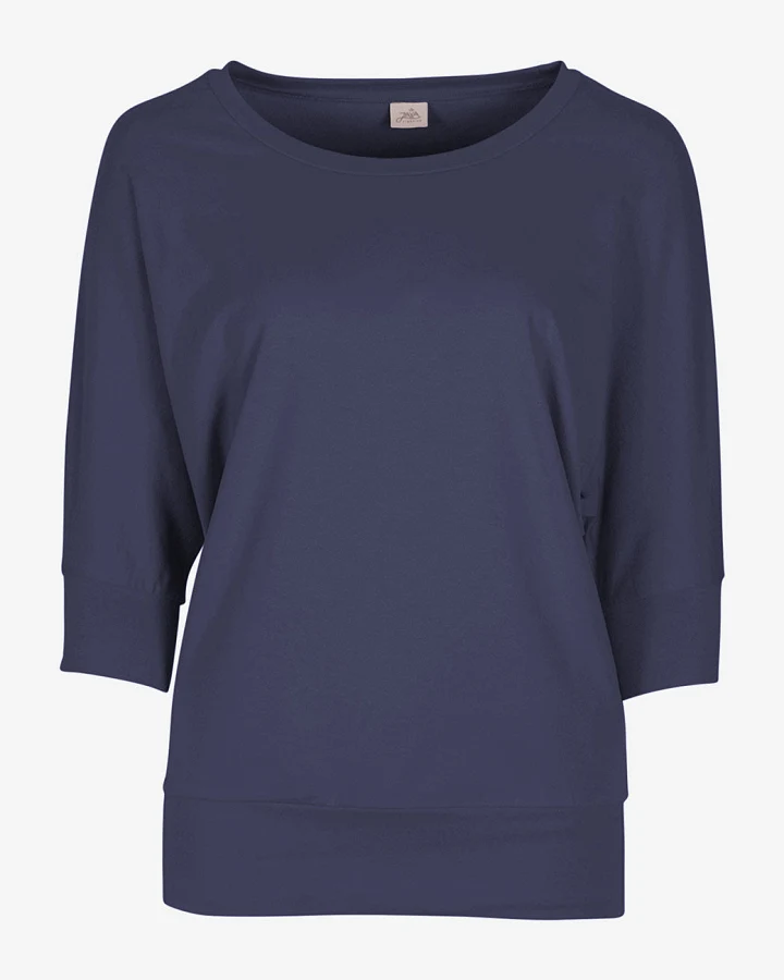 Jaya Organics 3/4 Shirt Shirley - Nightblue M