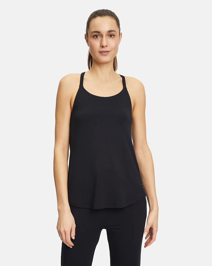 Curare Spaghetti Top mit Bra - Black XL