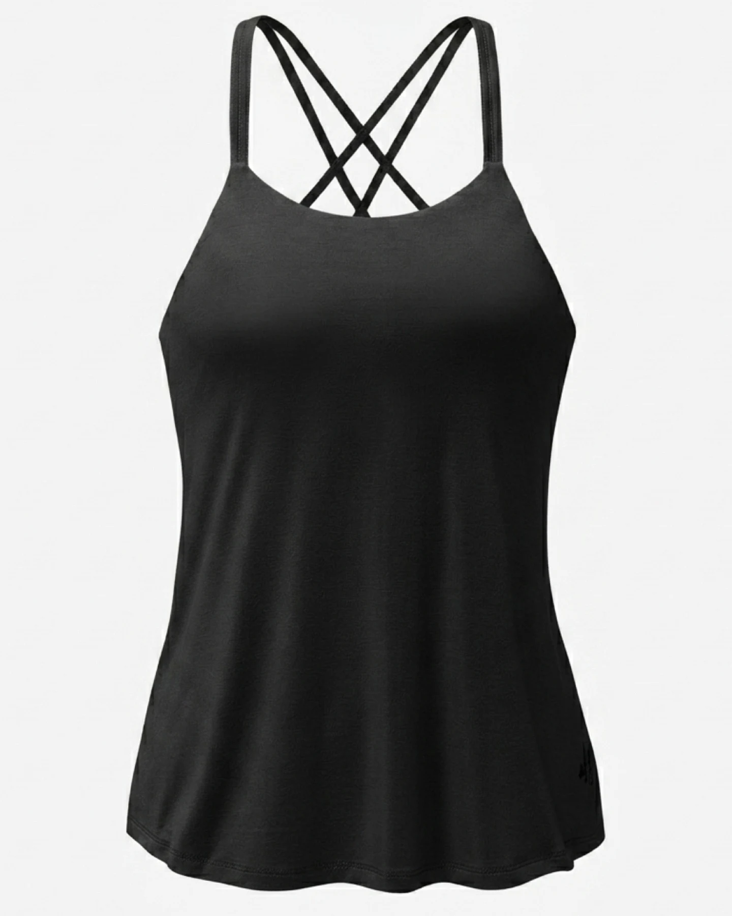 Curare Spaghetti Top mit Bra - Black XL – Ansicht 3