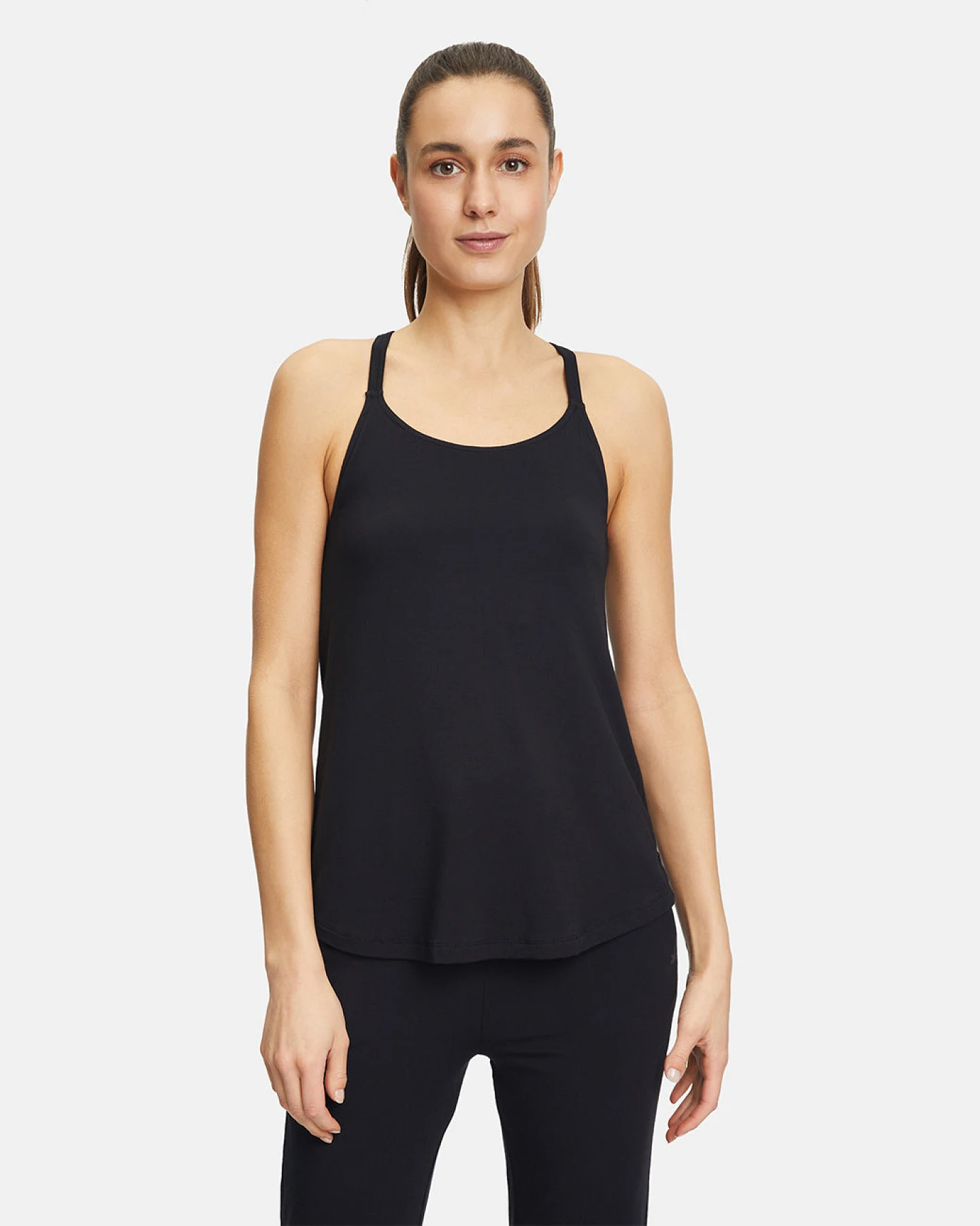 Curare Spaghetti Top mit Bra - Black L – Ansicht 6