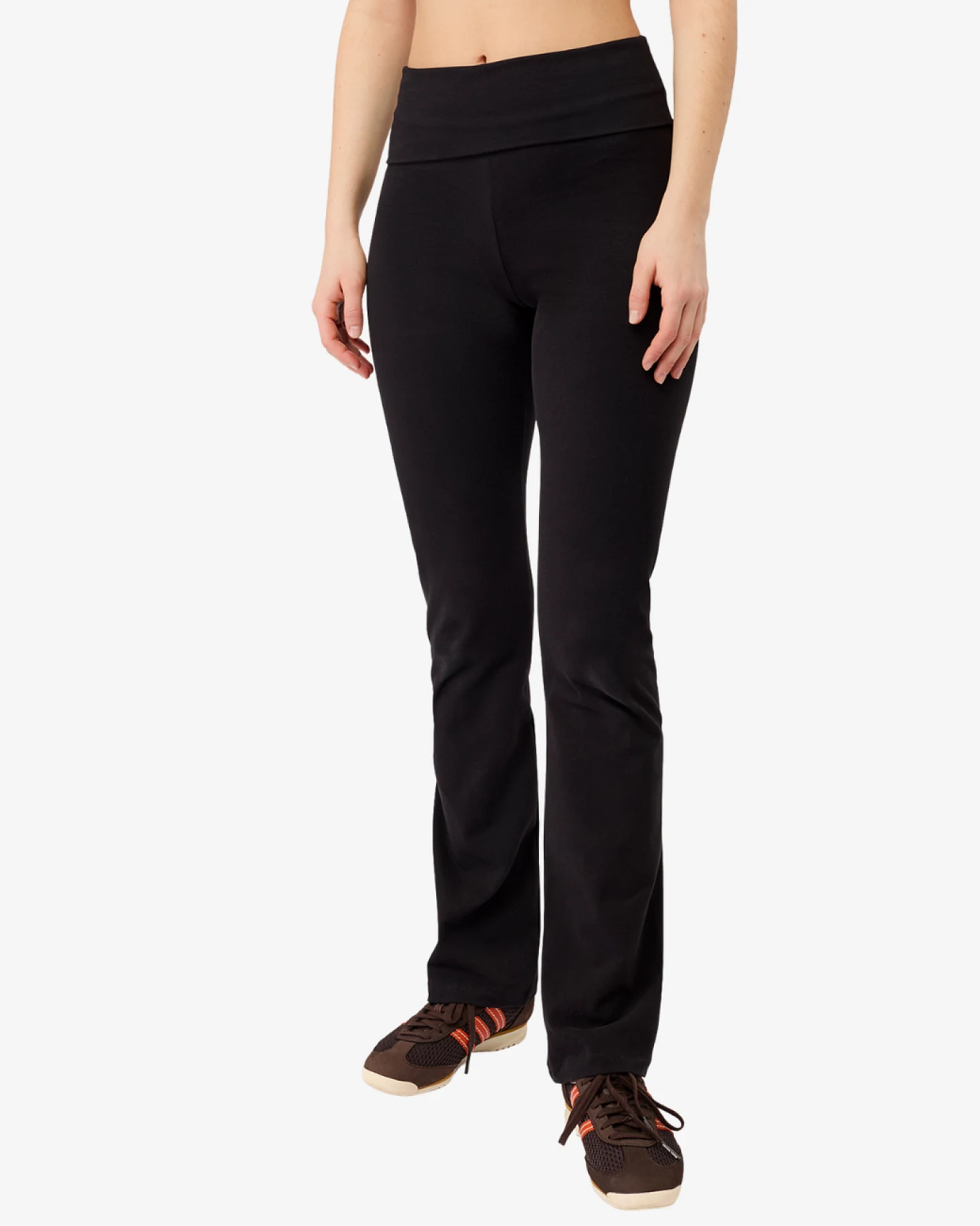 Mandala Yogahose Classic Rolldown - Black M – Ansicht 2