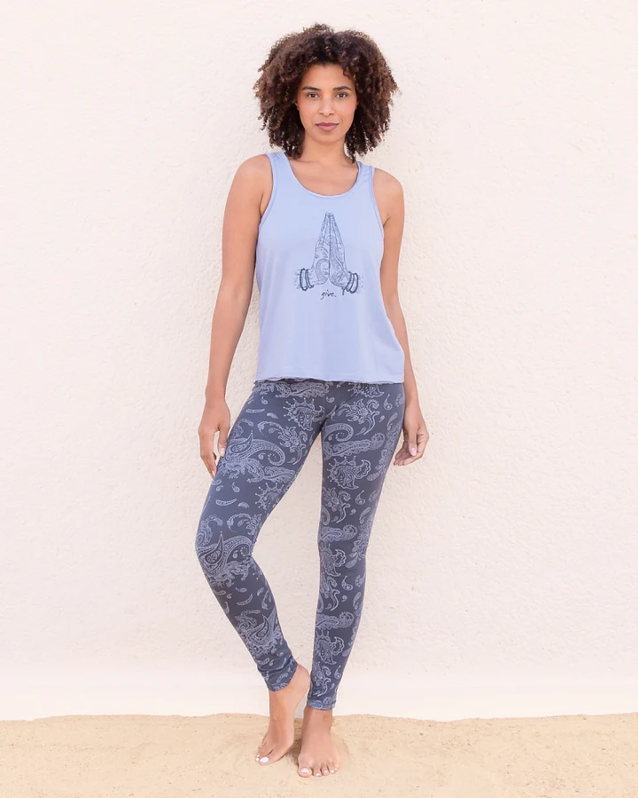 Jaya Organics Leggings Leela - Bluegrey L
