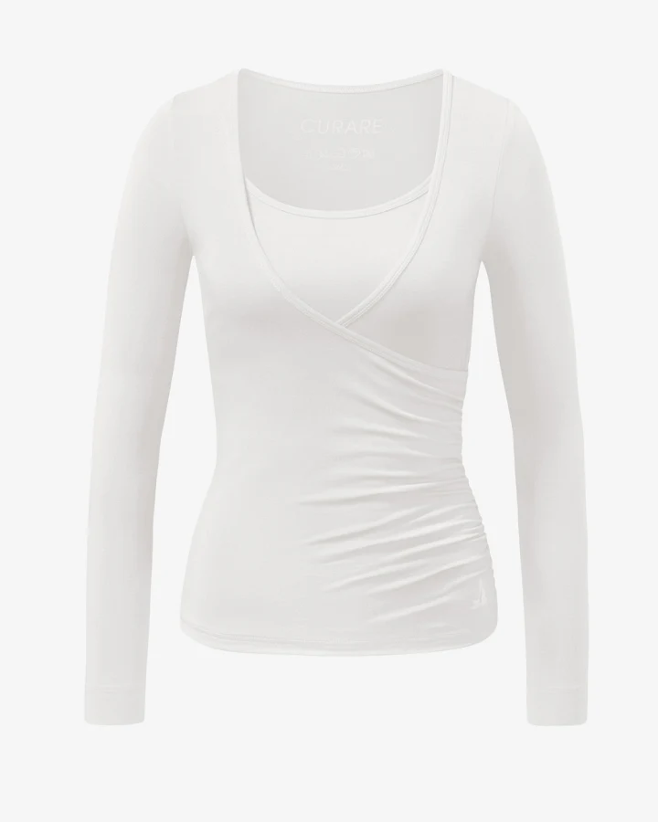 Curare Wrap Shirt - Soft White XL