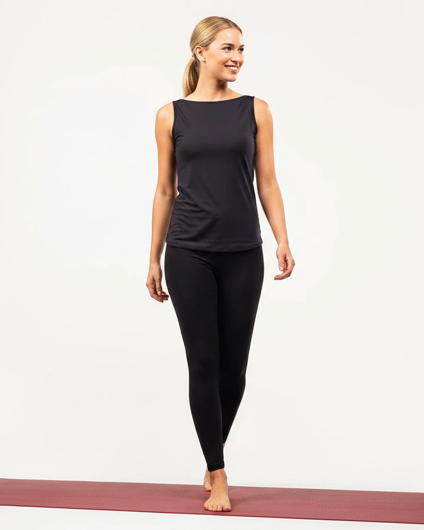Curare Boat Neck Top - Midnight Blue M – Ansicht 4