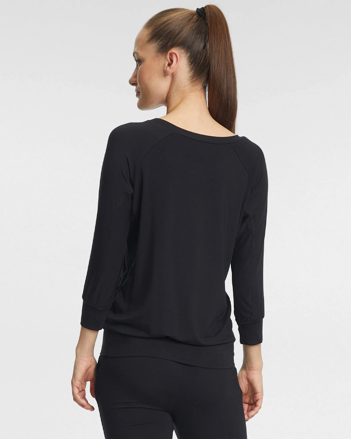 Curare Midi Flow Shirt - Black M – Ansicht 3