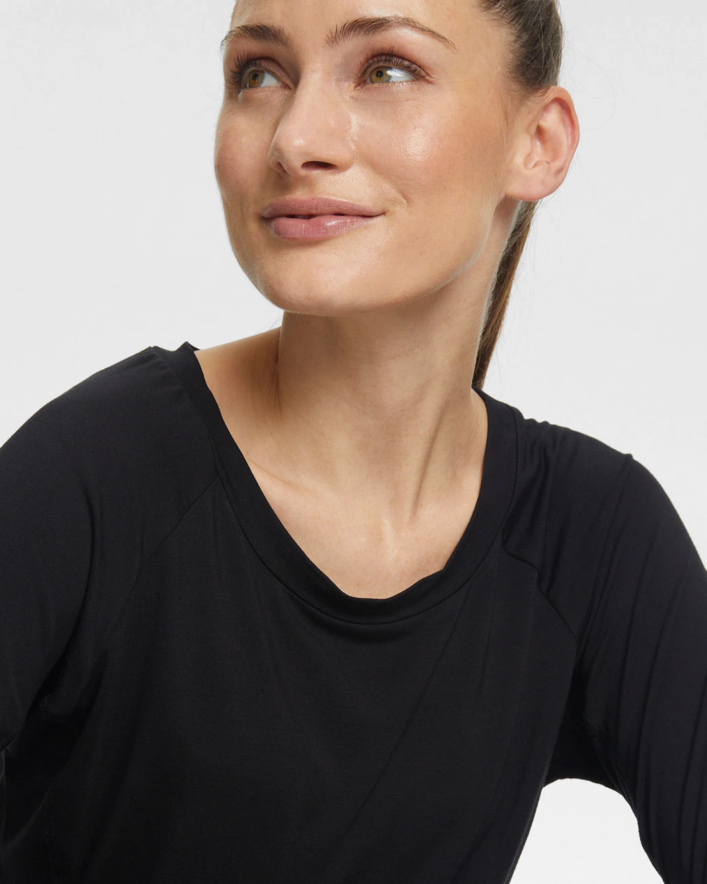 Curare Midi Flow Shirt - Black M – Ansicht 4