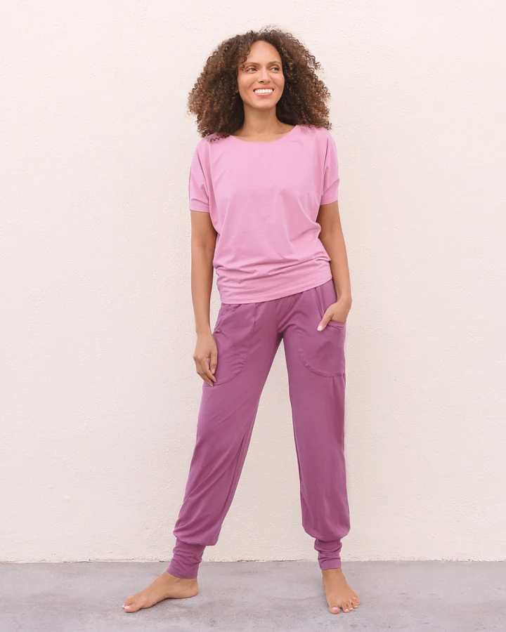Jaya Organics Yogahose Joyce - Mauve L