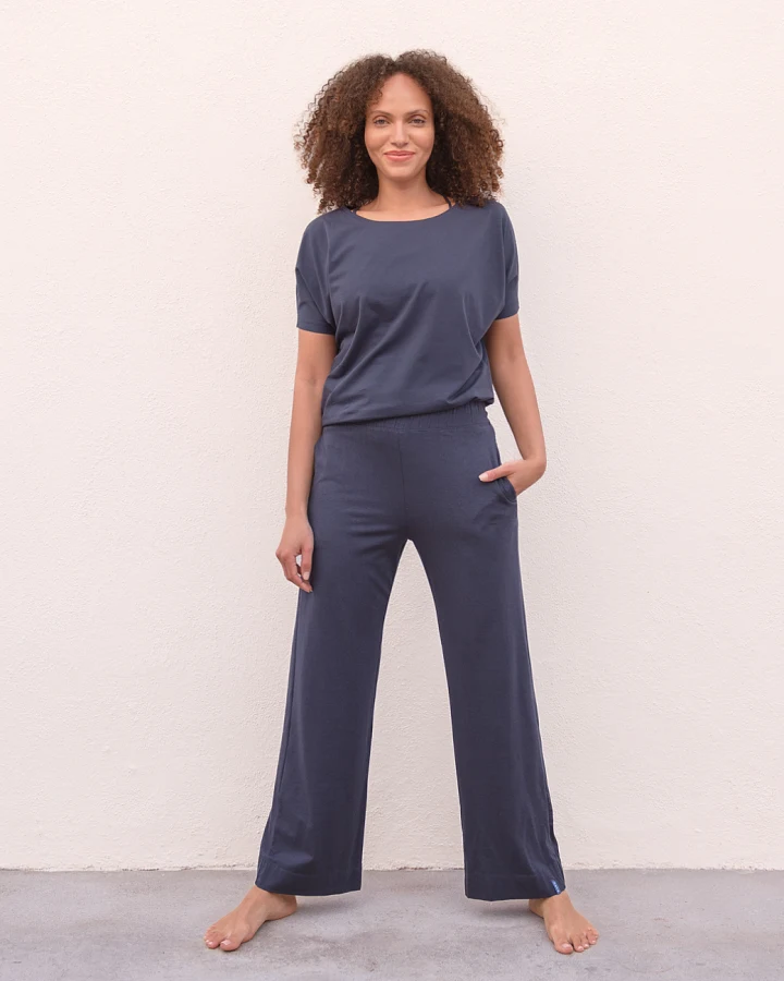 Jaya Organics Yogahose Kairo - Nightblue L