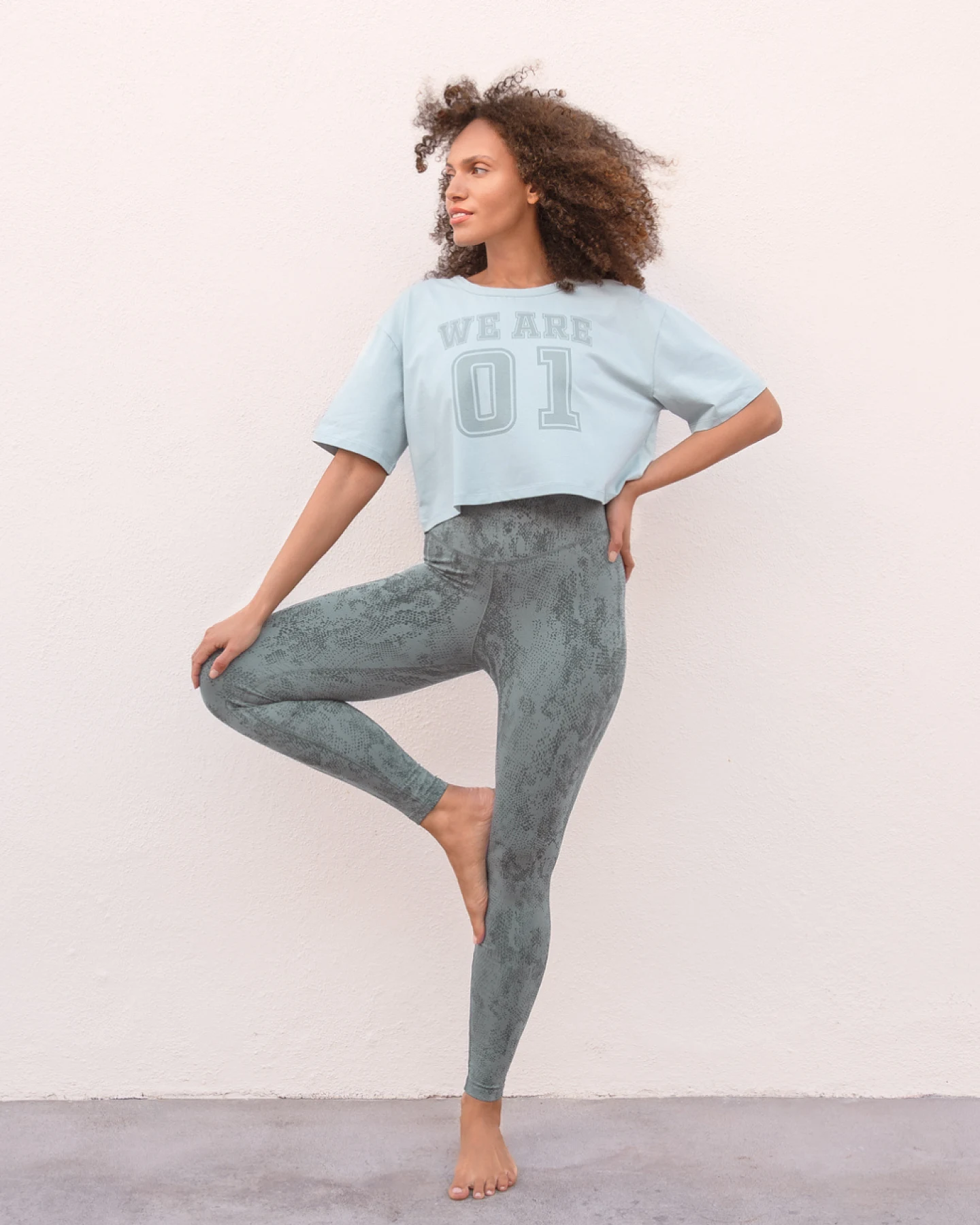 Jaya Organics Leggings Sumatra Snake - Agave S – Ansicht 3