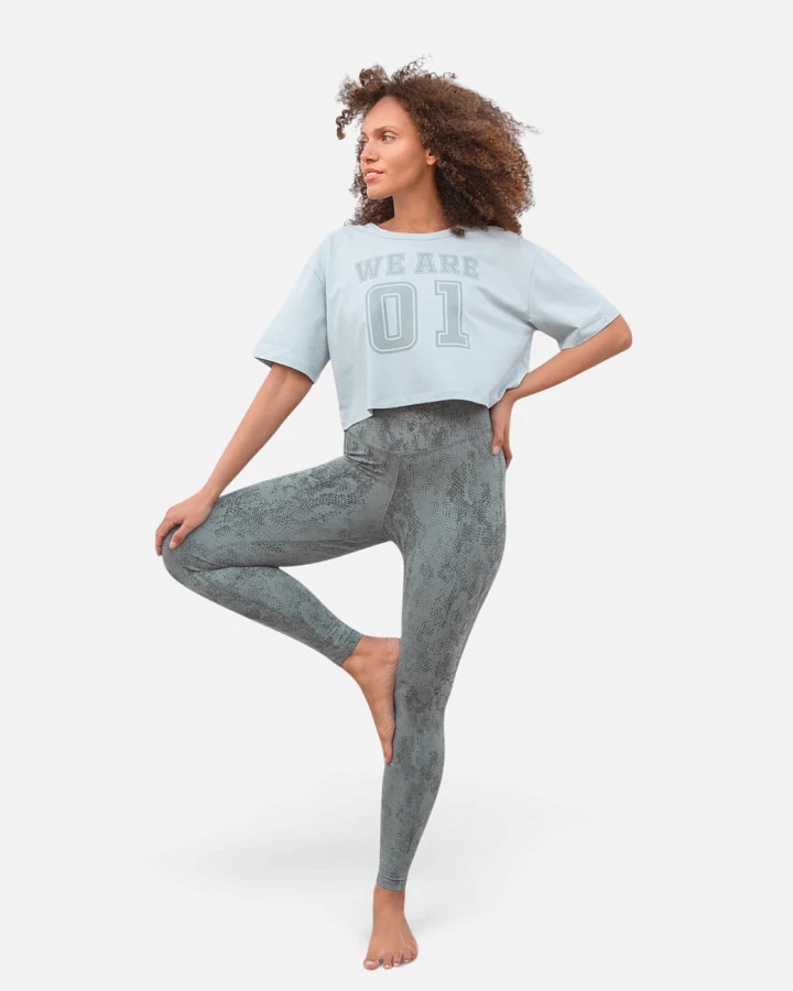 Jaya Organics Leggings Sumatra Snake - Agave S