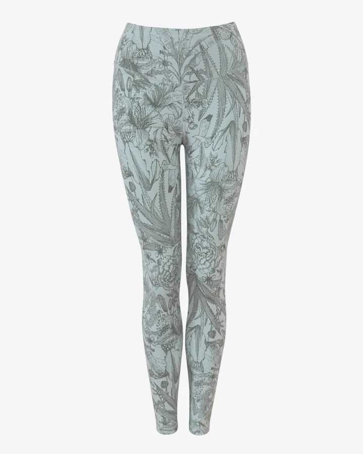 Jaya Organics Leggings Cali Botanical - dusk blue L