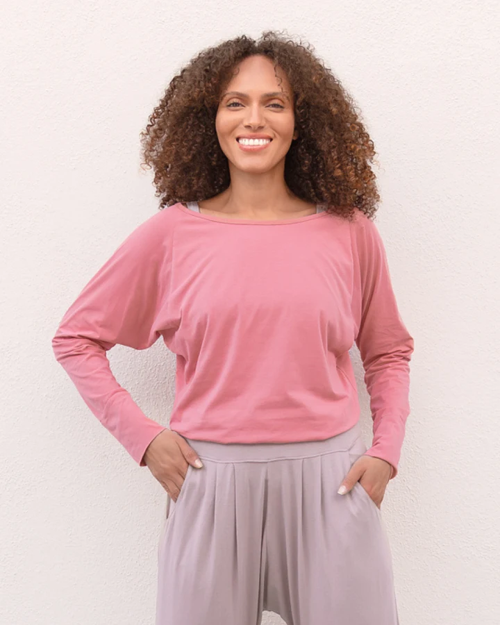 Jaya Organics Langarmshirt Yanti - Decorose L