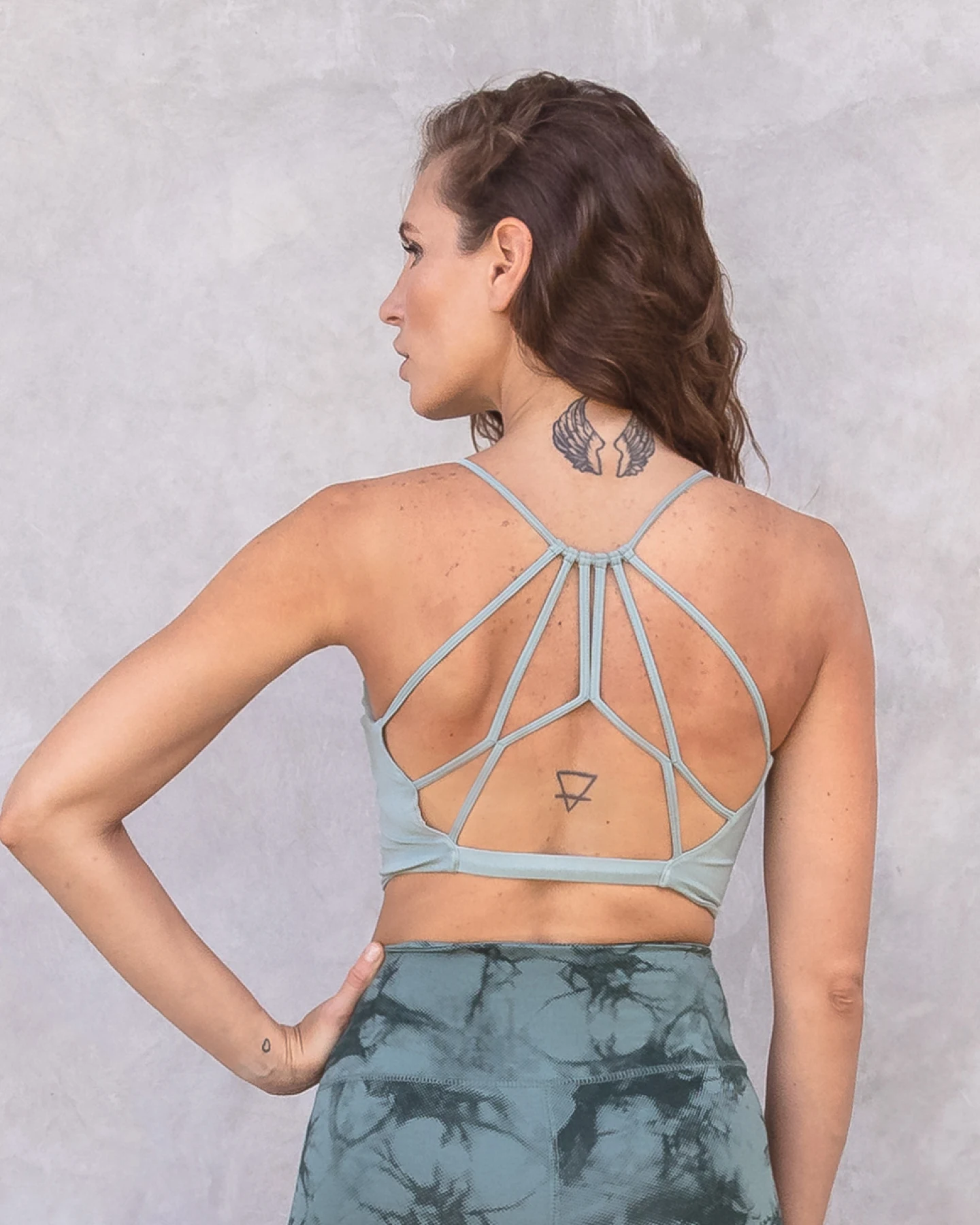 Jaya Organics Bra Carolina - Aqua M – Ansicht 2