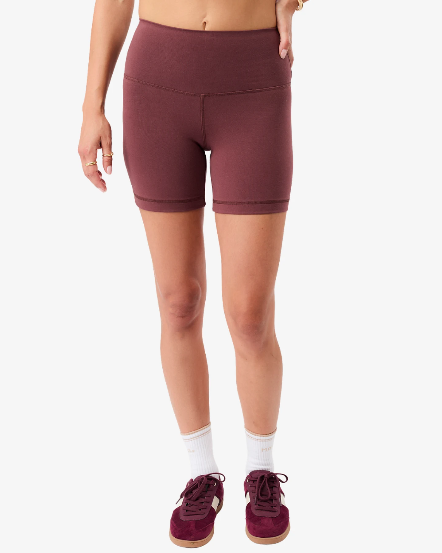 Mandala Biker Shorts - Rosewood M – Ansicht 2