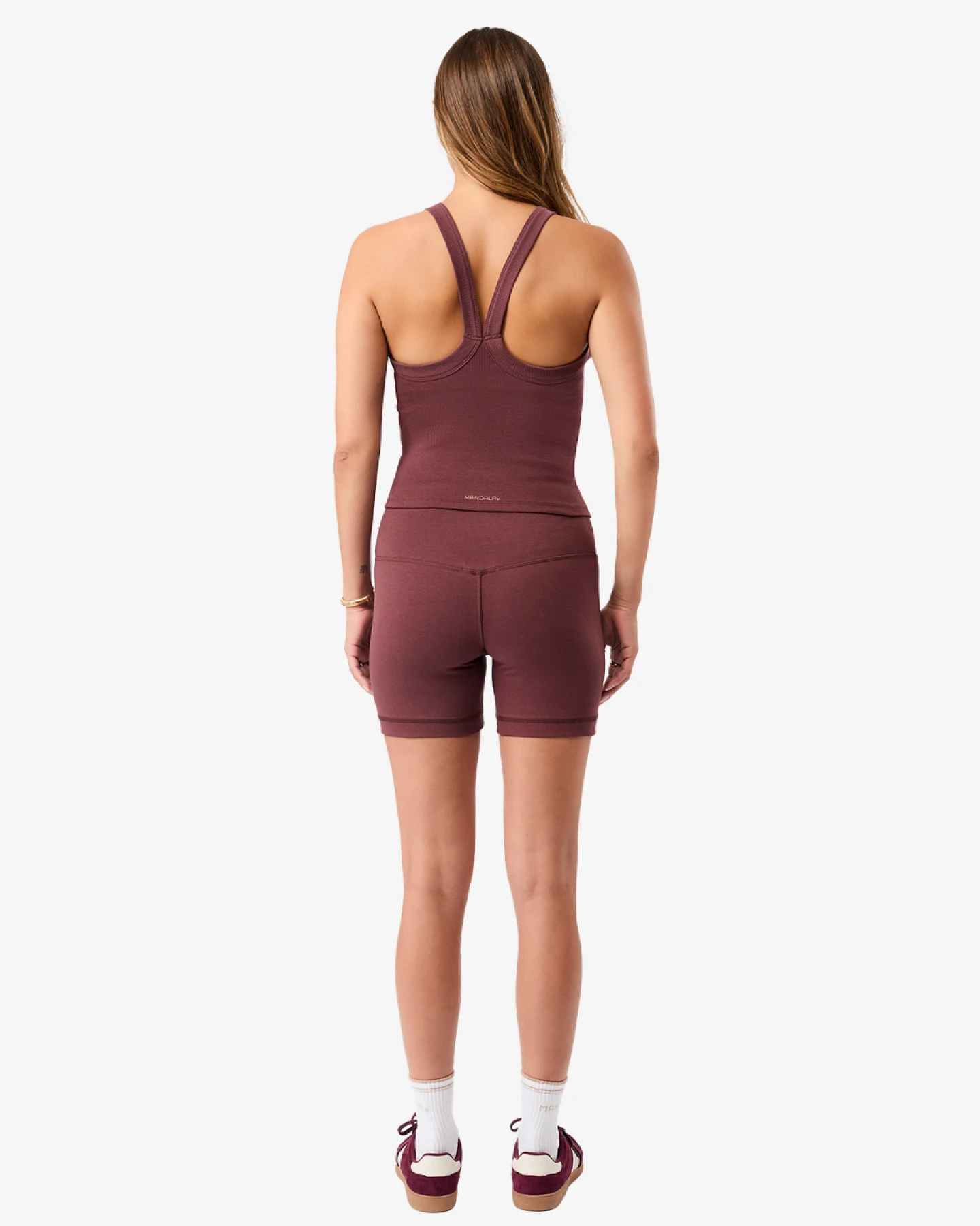 Mandala Biker Shorts - Rosewood M – Ansicht 5