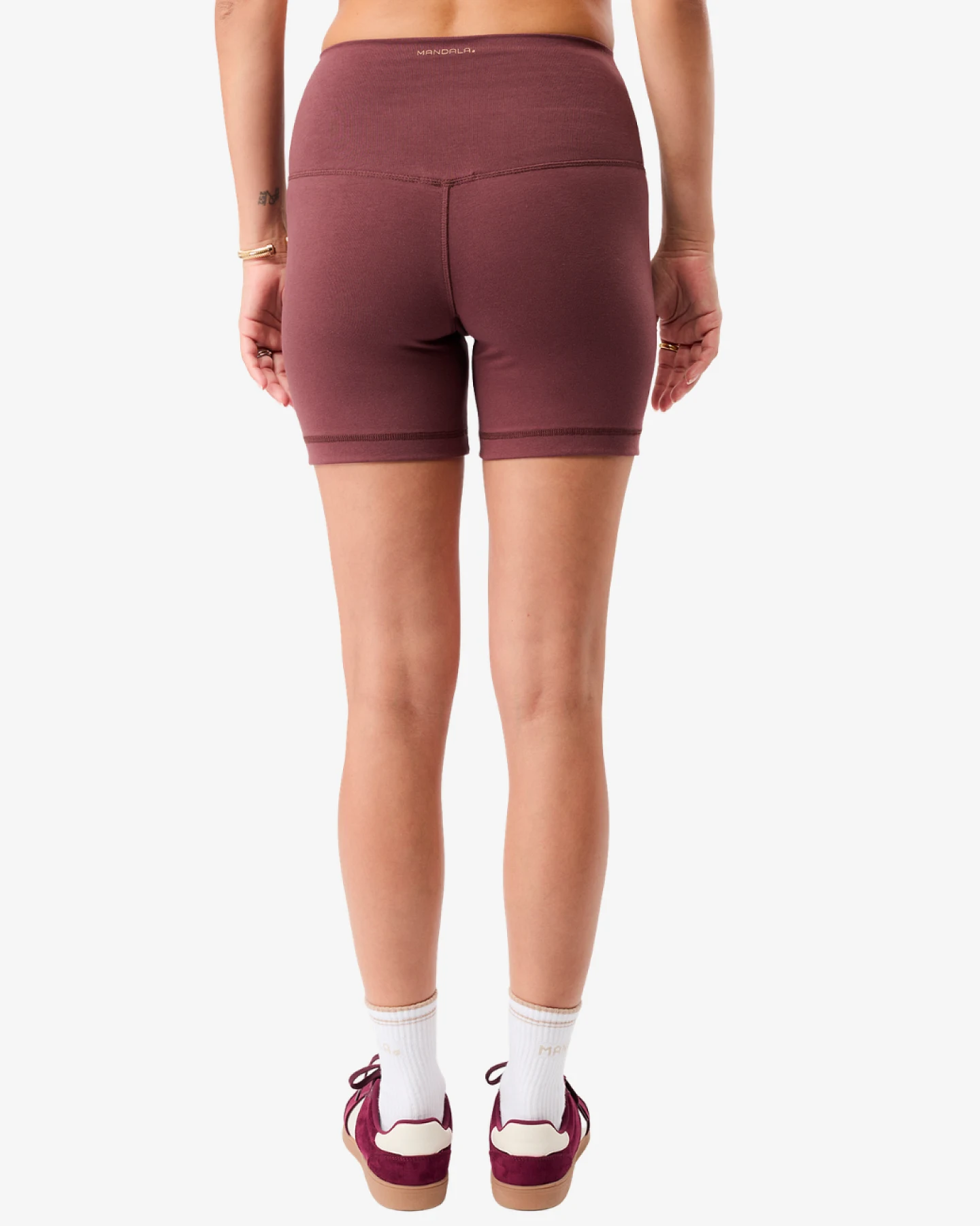Mandala Biker Shorts - Rosewood M – Ansicht 6