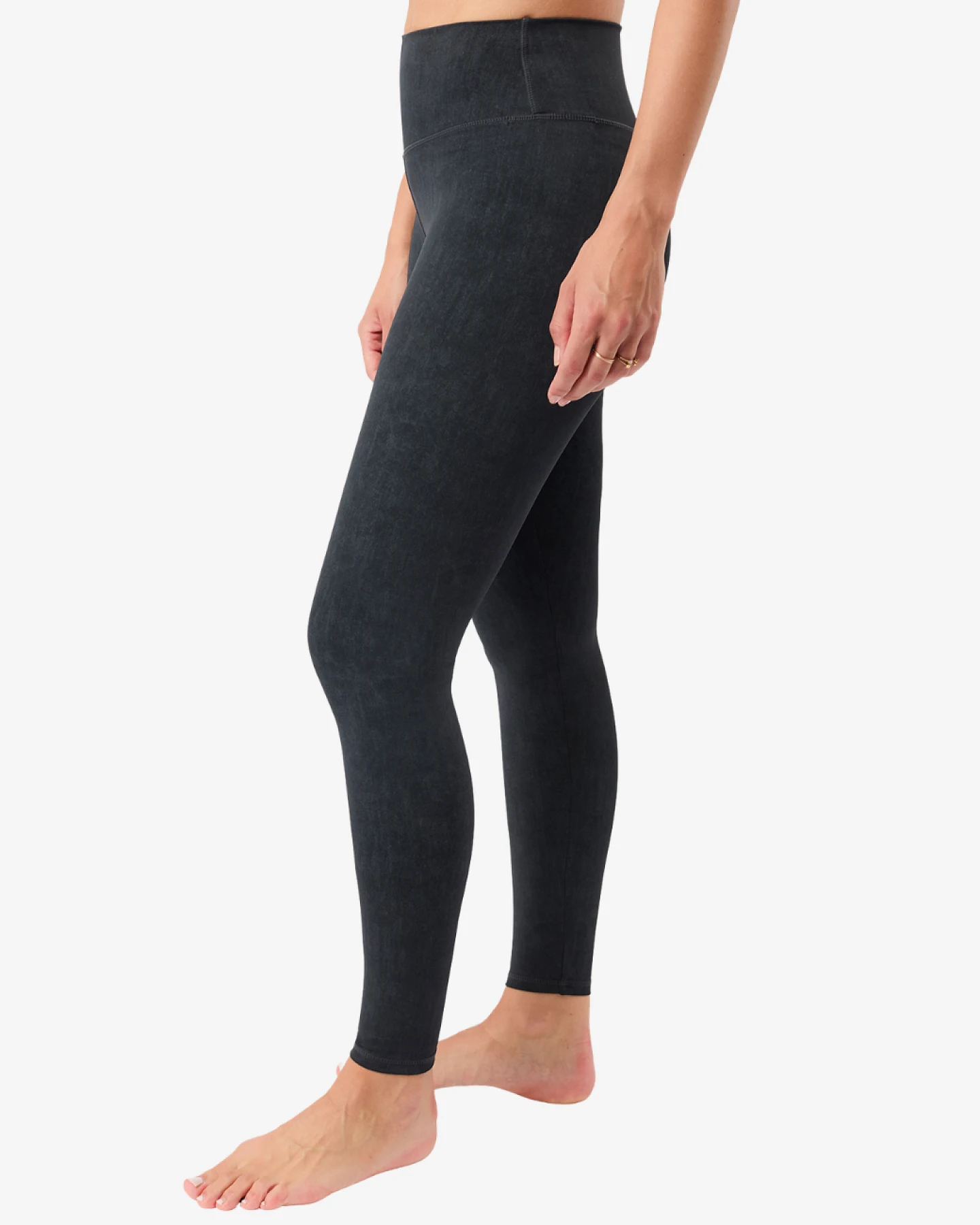 Mandala Mono Printed Leggings - Anthra L – Ansicht 6