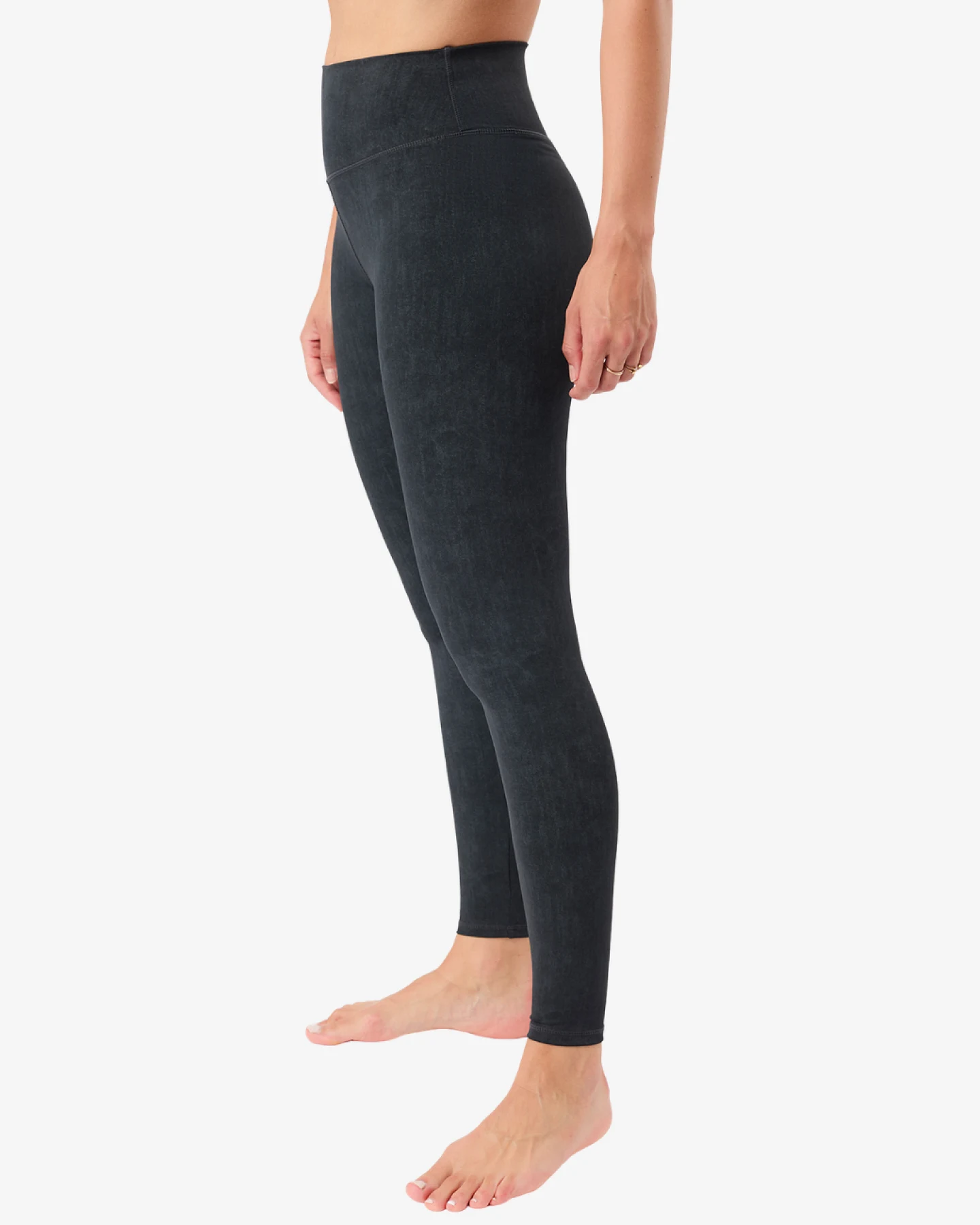 Mandala Mono Printed Leggings - Anthra L – Ansicht 8