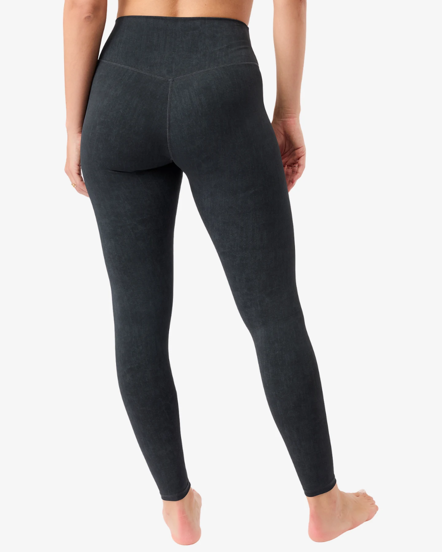 Mandala Mono Printed Leggings - Anthra S – Ansicht 7
