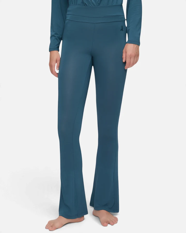 Curare Pants Long - Bootcut - Petrol S
