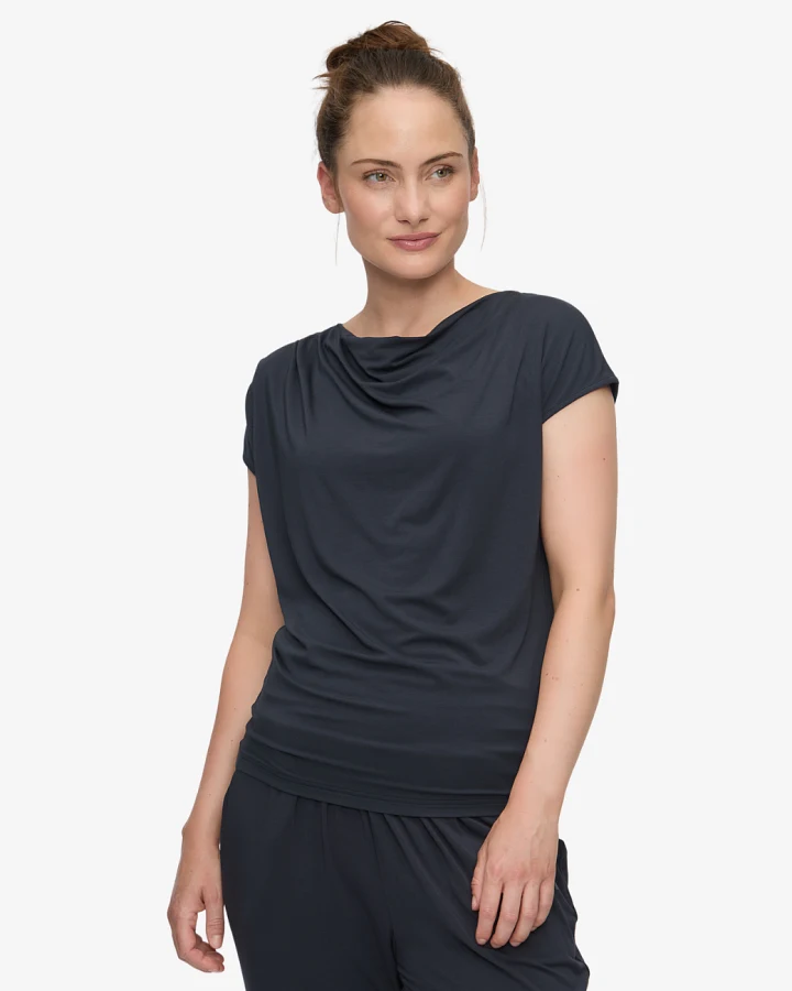 Curare Top Waterfall - Midnight Blue M