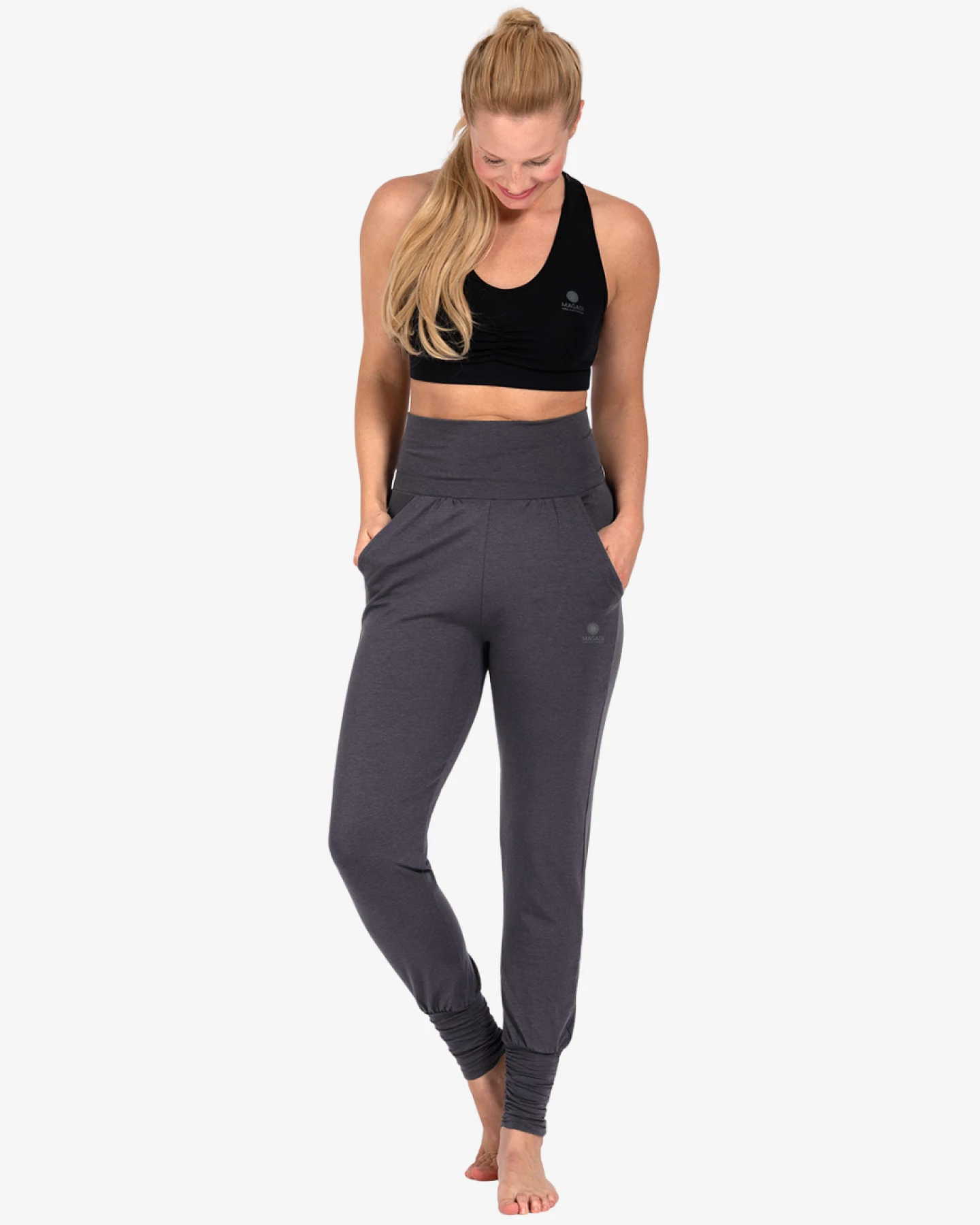 Magadi Yogahose Paula - Dark Grey L – Ansicht 3