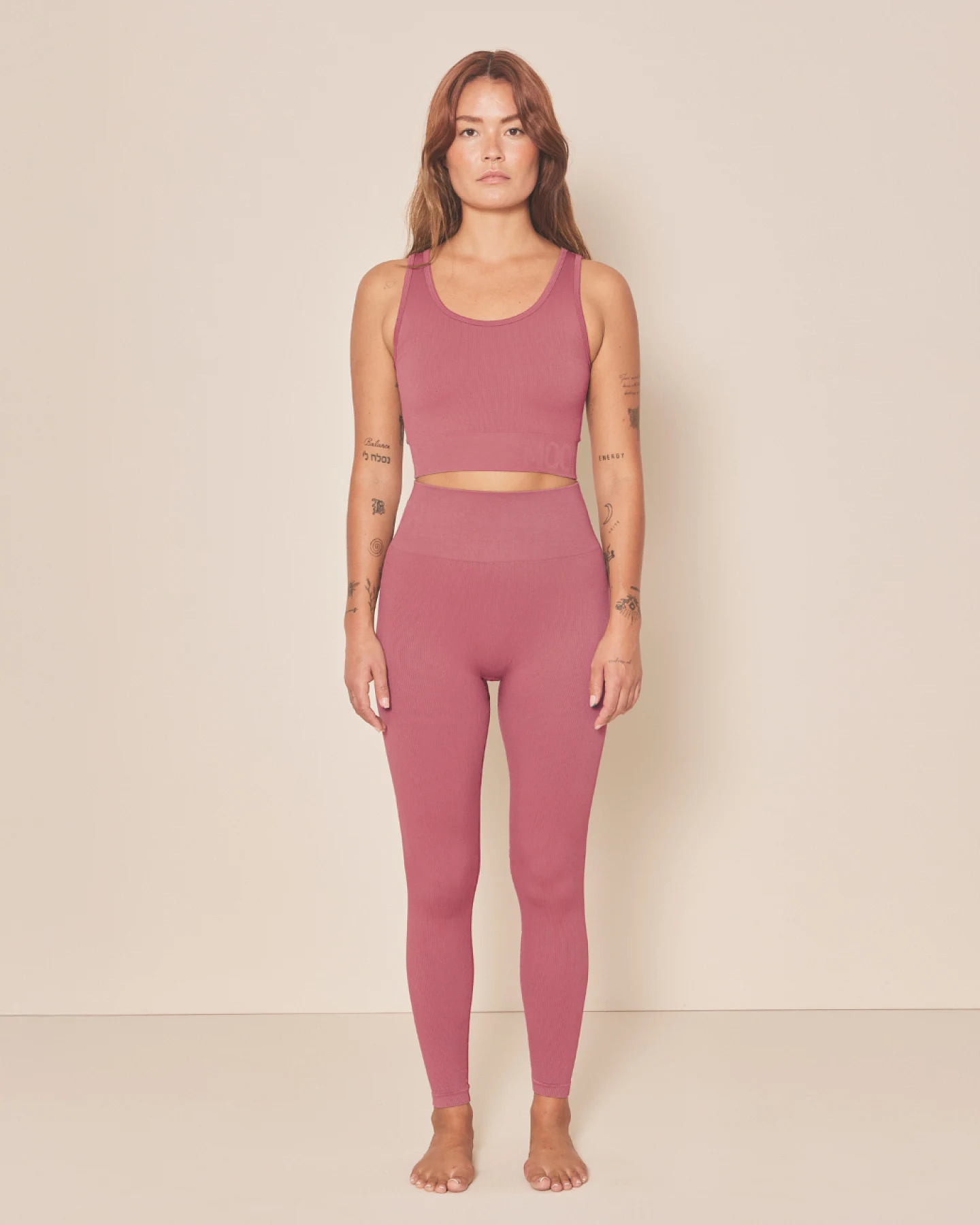 Moonchild Soft Rib Seamless Crop Top - Blush S – Ansicht 3