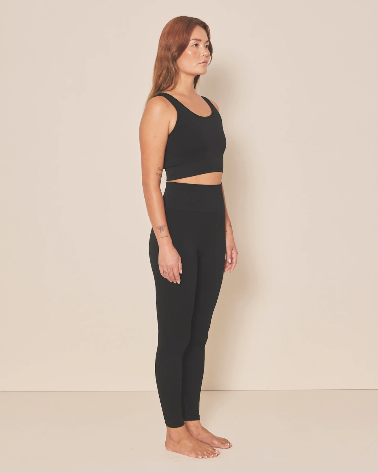 Moonchild Soft Rib Seamless Leggings - Black Iris S – Ansicht 4
