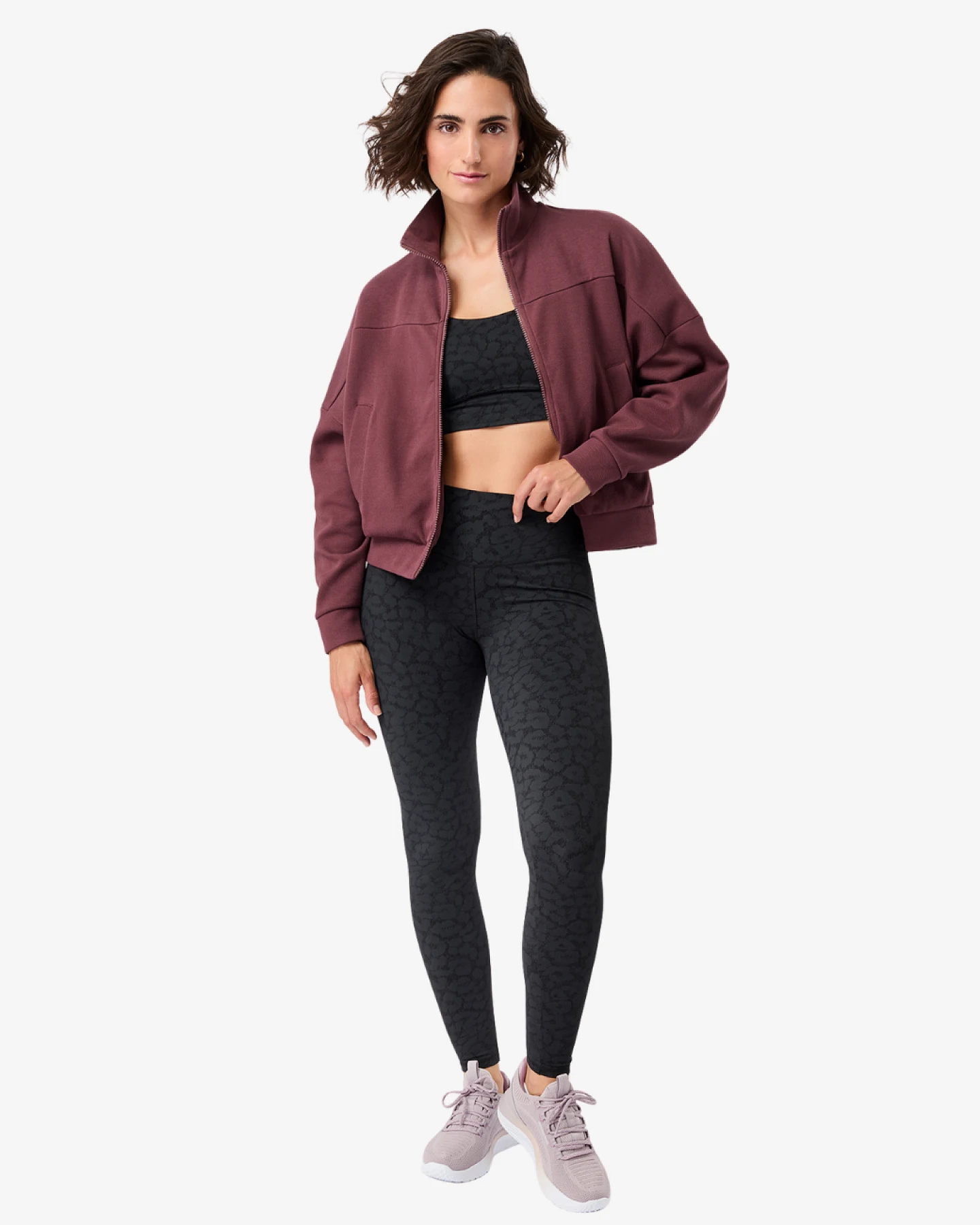 Mandala Mono Printed Leggings - Leo Black S – Ansicht 9