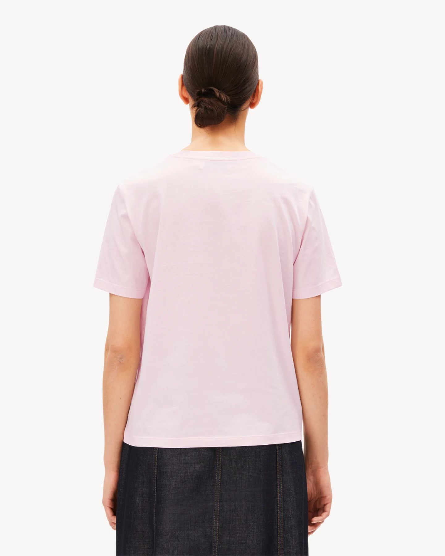 Armedangels LUALAA EMBRO T-SHIRT - pink mist S – Ansicht 5