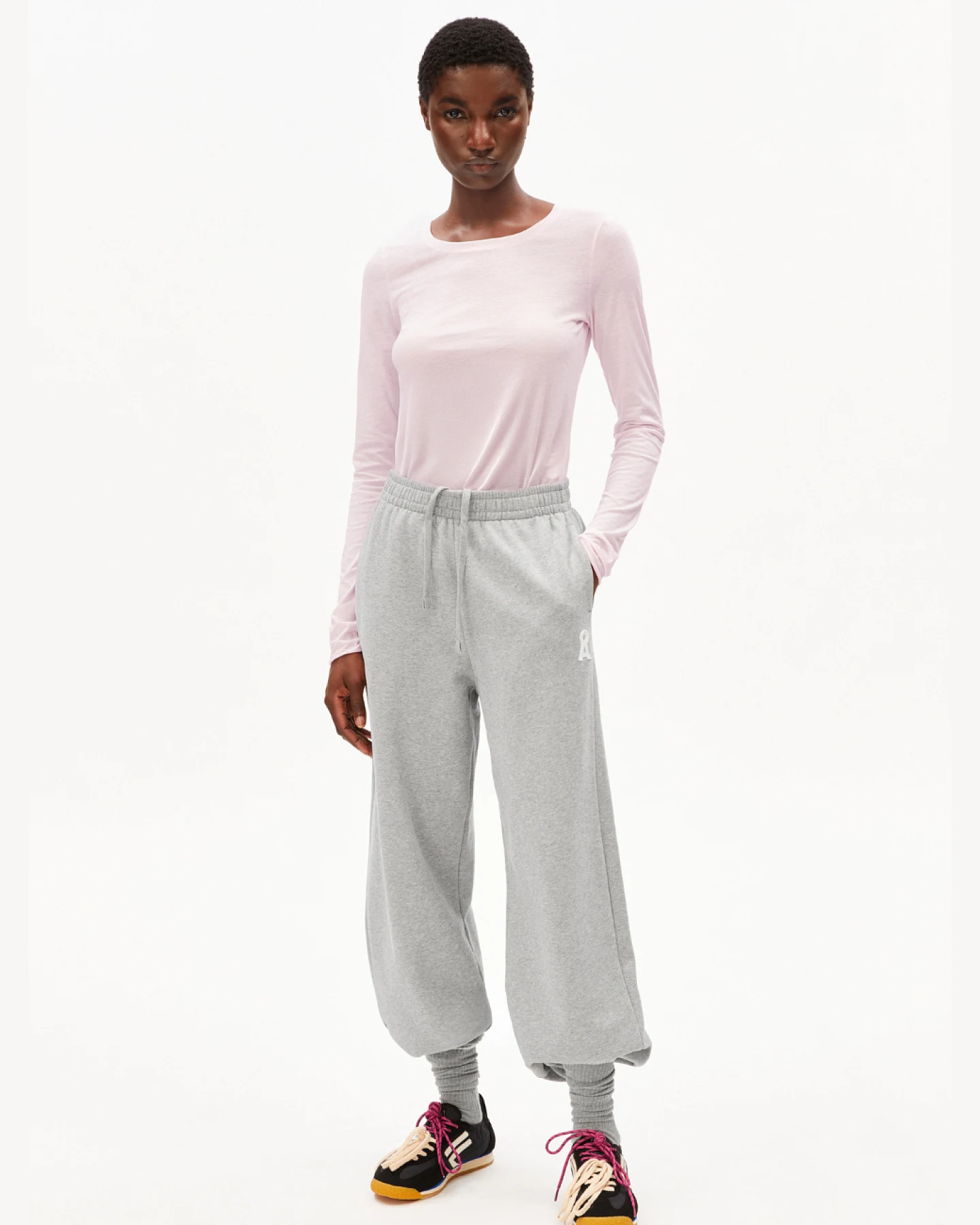 Armedangels EINIAARA SOFT LANGARMSHIRT - pink mist S – Ansicht 3