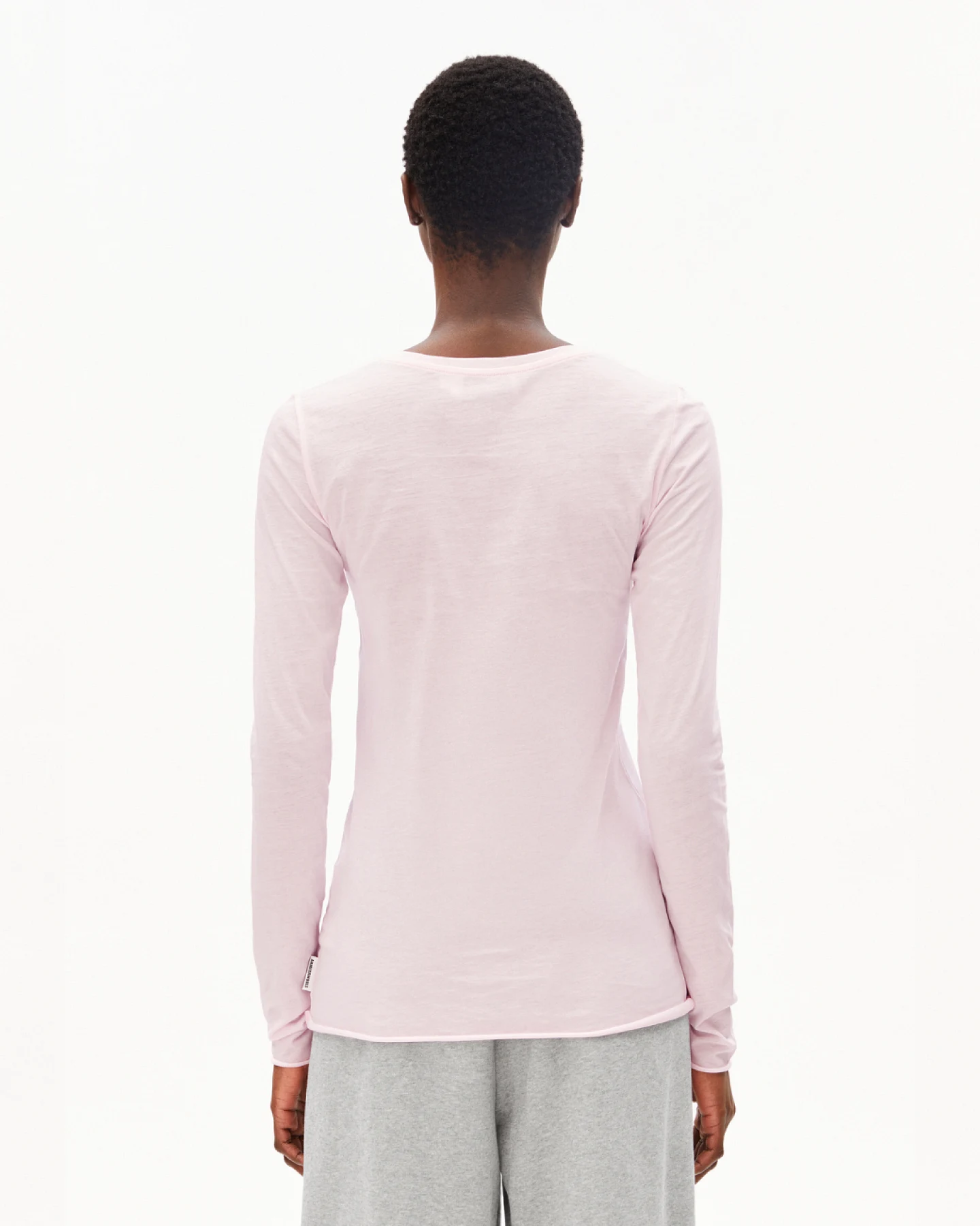 Armedangels EINIAARA SOFT LANGARMSHIRT - pink mist S – Ansicht 5