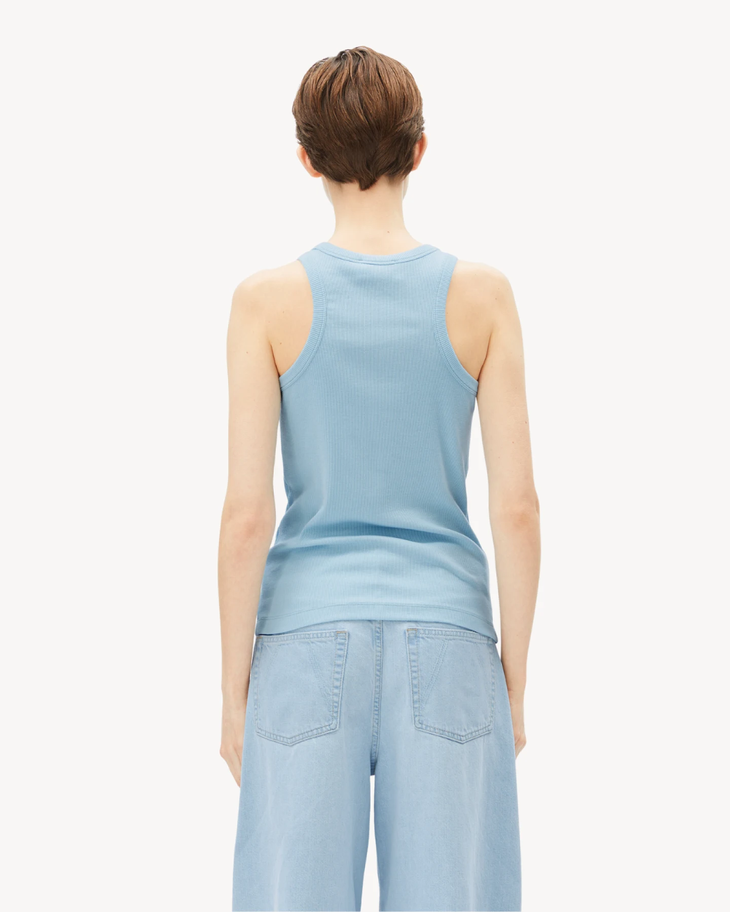 Armedangels KANITAA RIPP-TOP - blue glow L – Ansicht 3