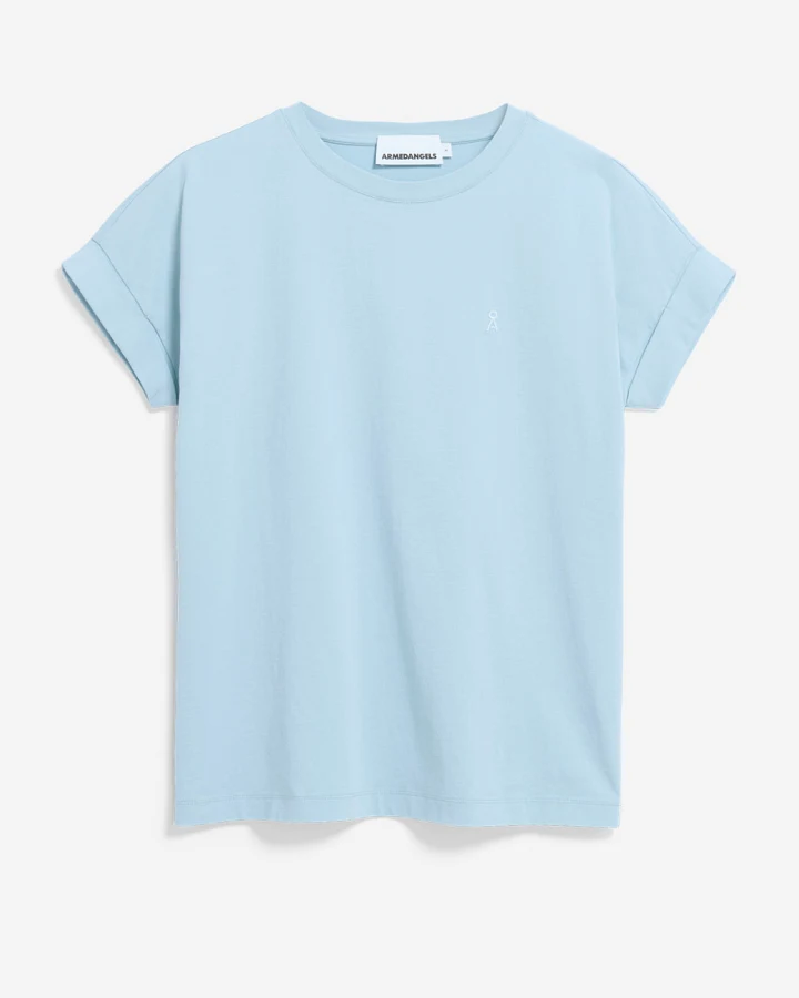 Armedangels IDAARA T-SHIRT blue glow M