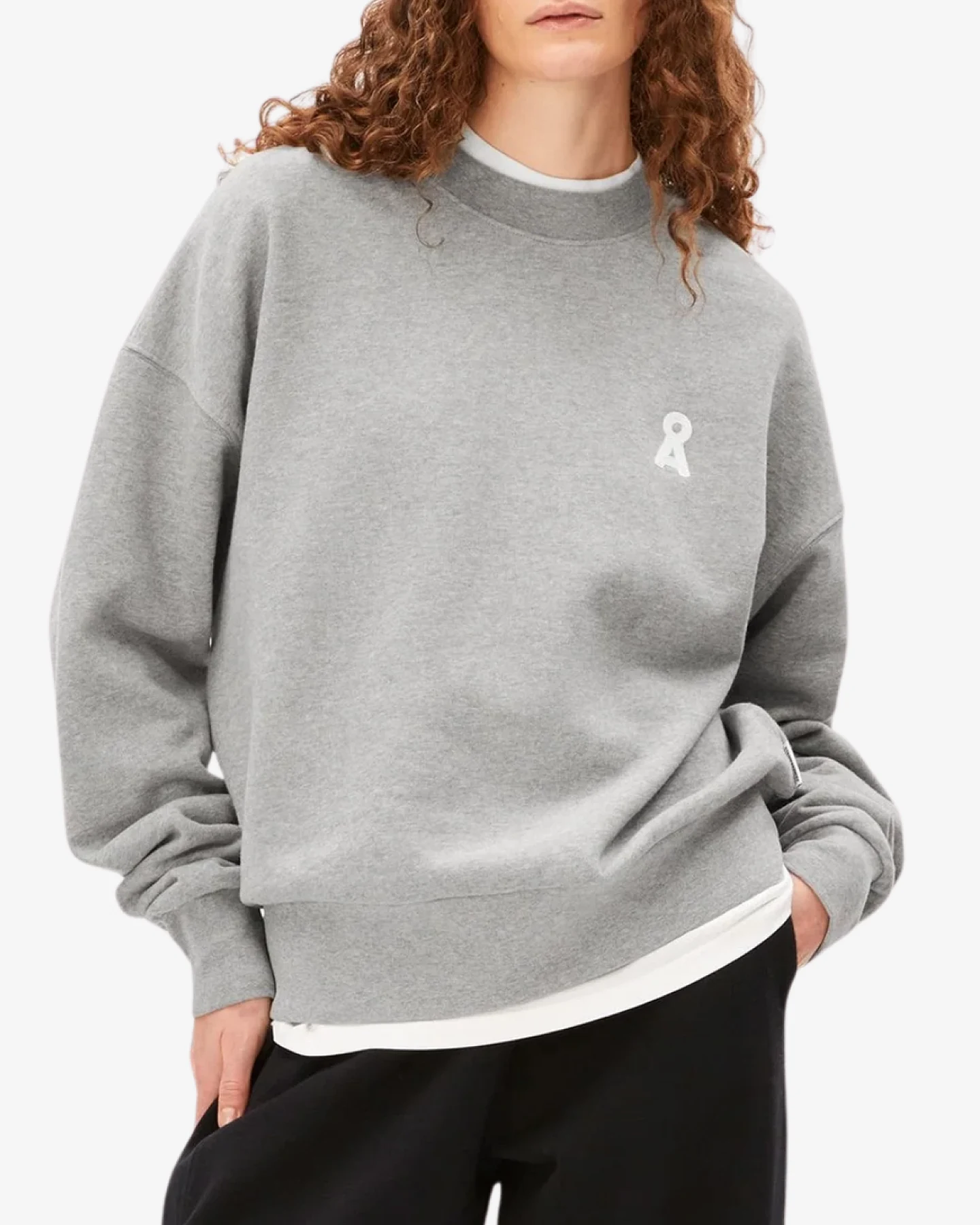 Armedangels ICONIC Å ALIZAA SWEAT - Silver Melange M – Ansicht 2