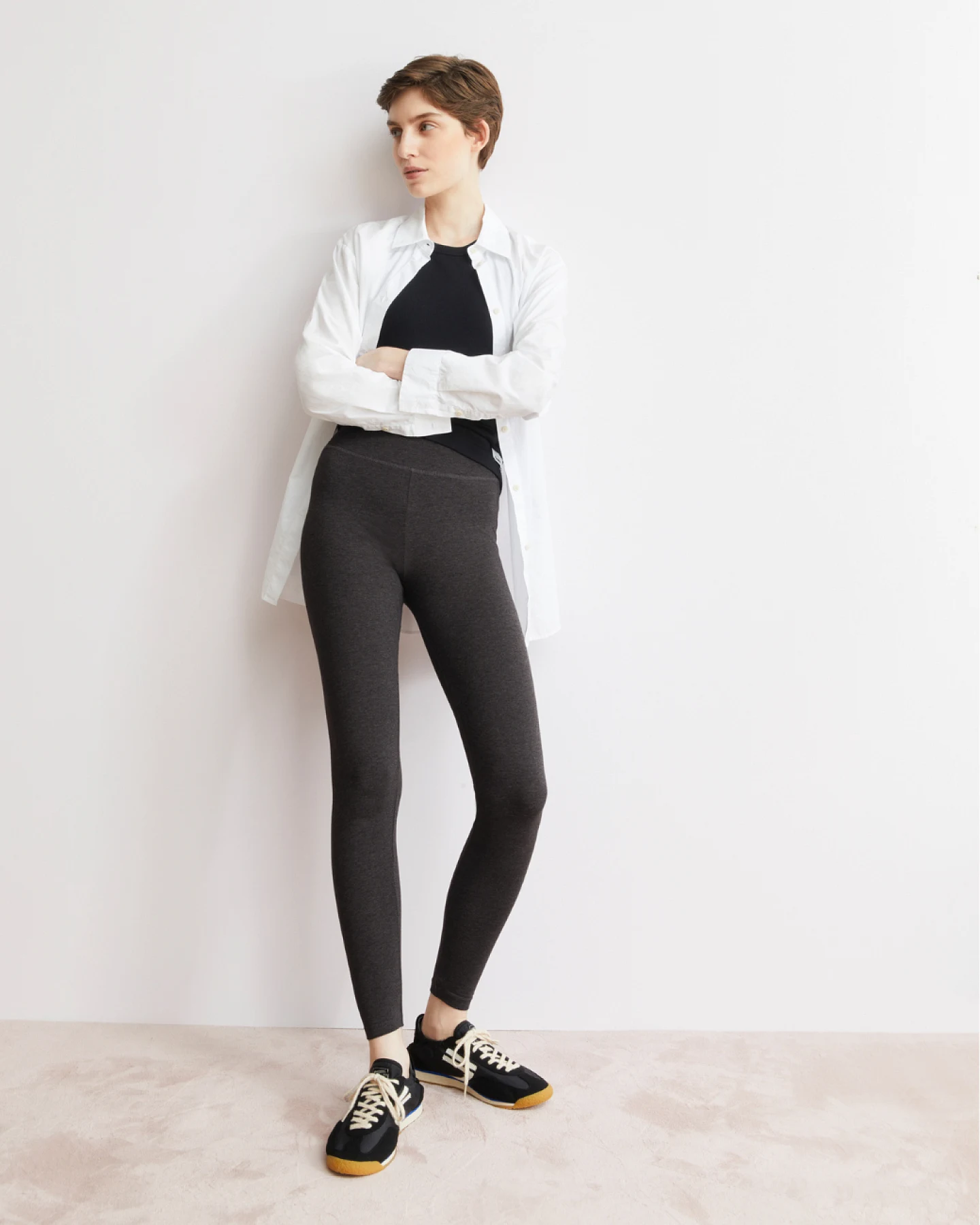 Armedangels Leggings FARIBAA - steel melange M – Ansicht 6